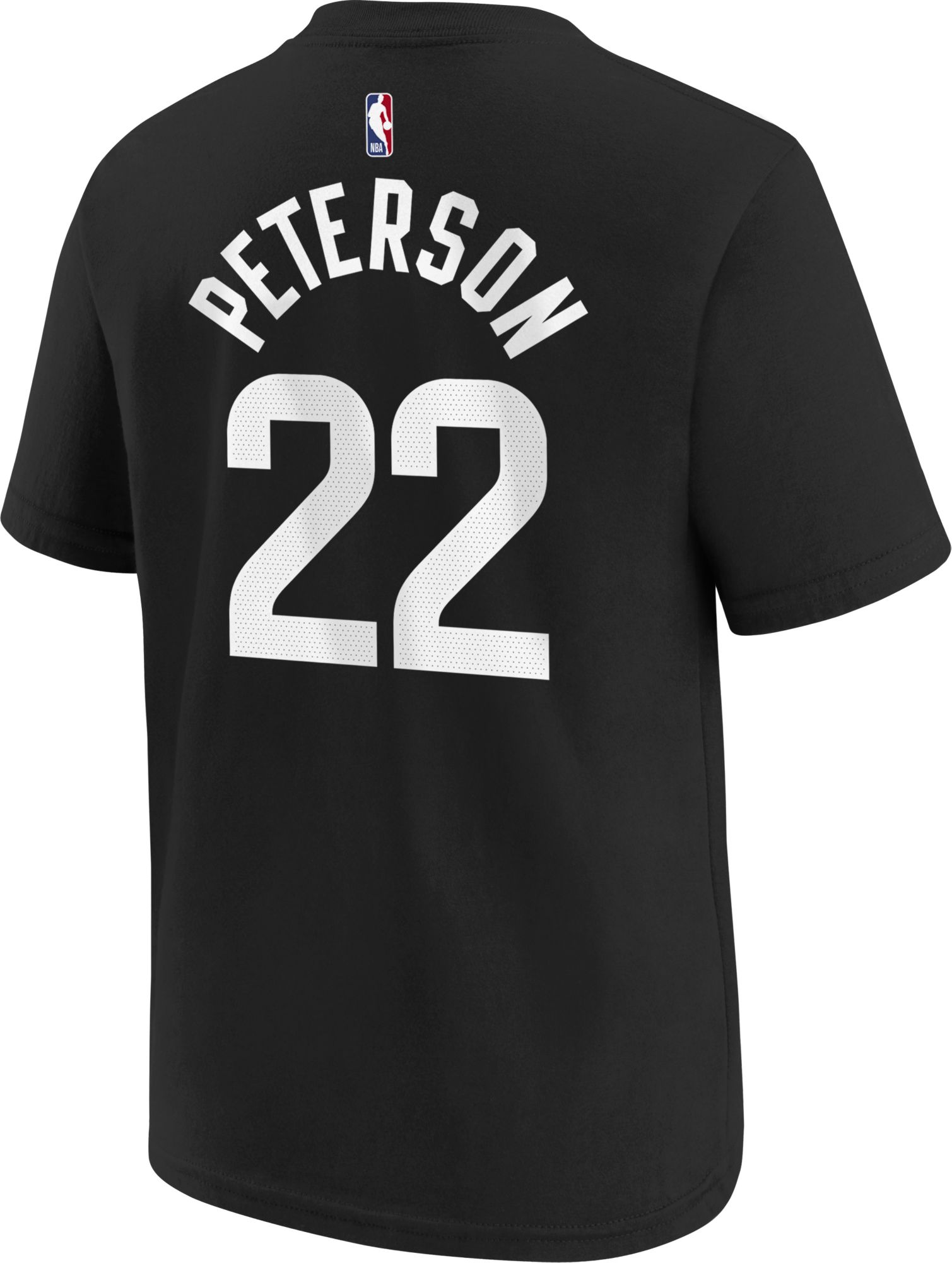 Nike Boys' Utah Jazz Black Darryn Peterson #22 Statement Edition T