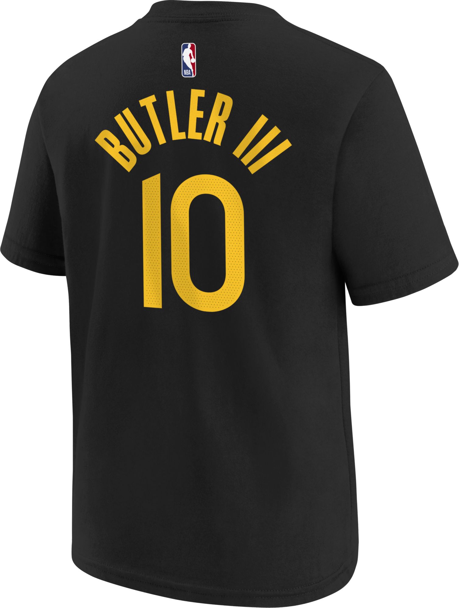 Jordan Youth Golden State Warriors Jimmy Butler #10 Statement Black T-Shirt product image