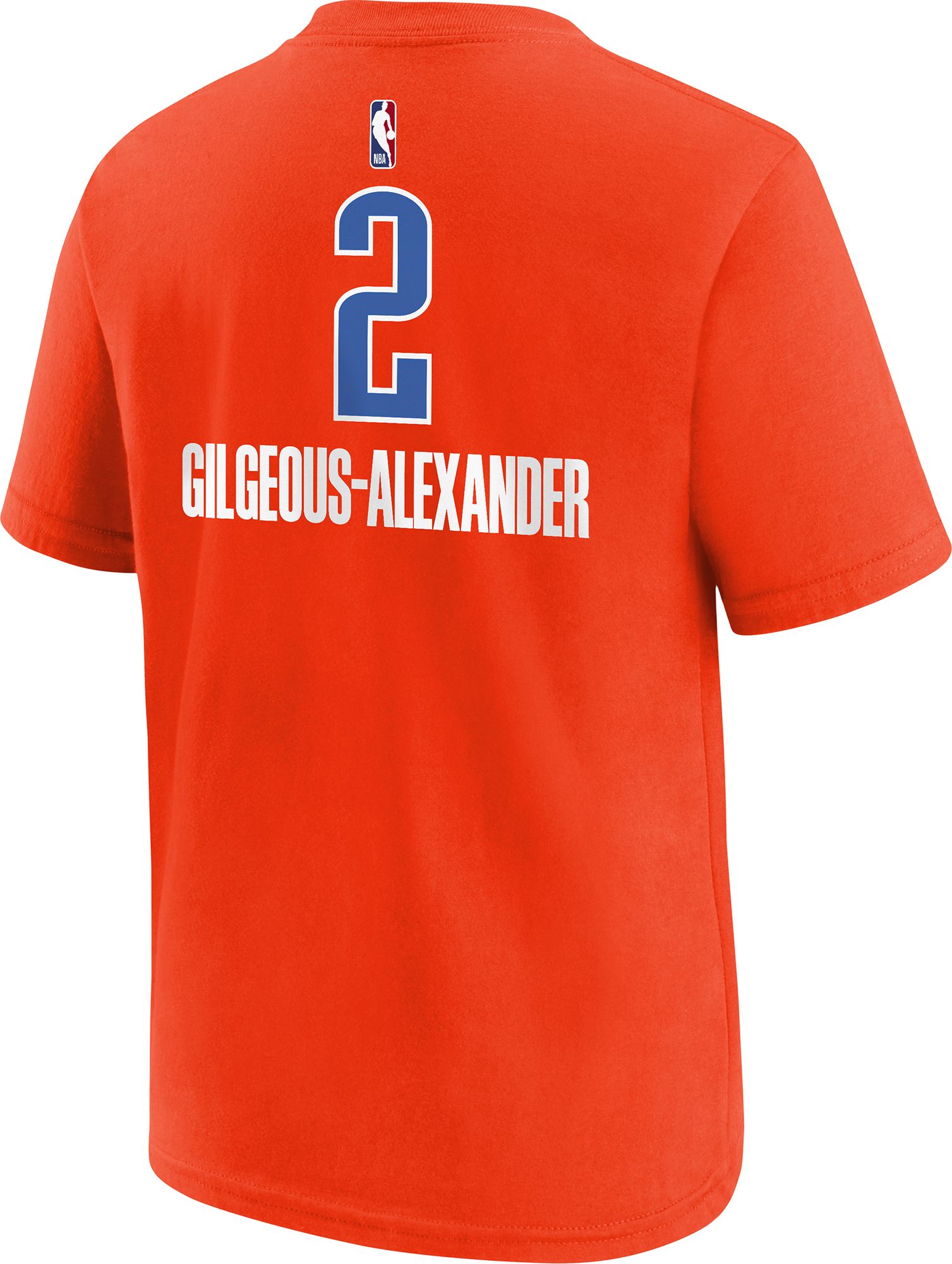 Nike Youth Oklahoma City Thunder Shai Gilgeous-Alexander #2 Orange T-Shirt product image