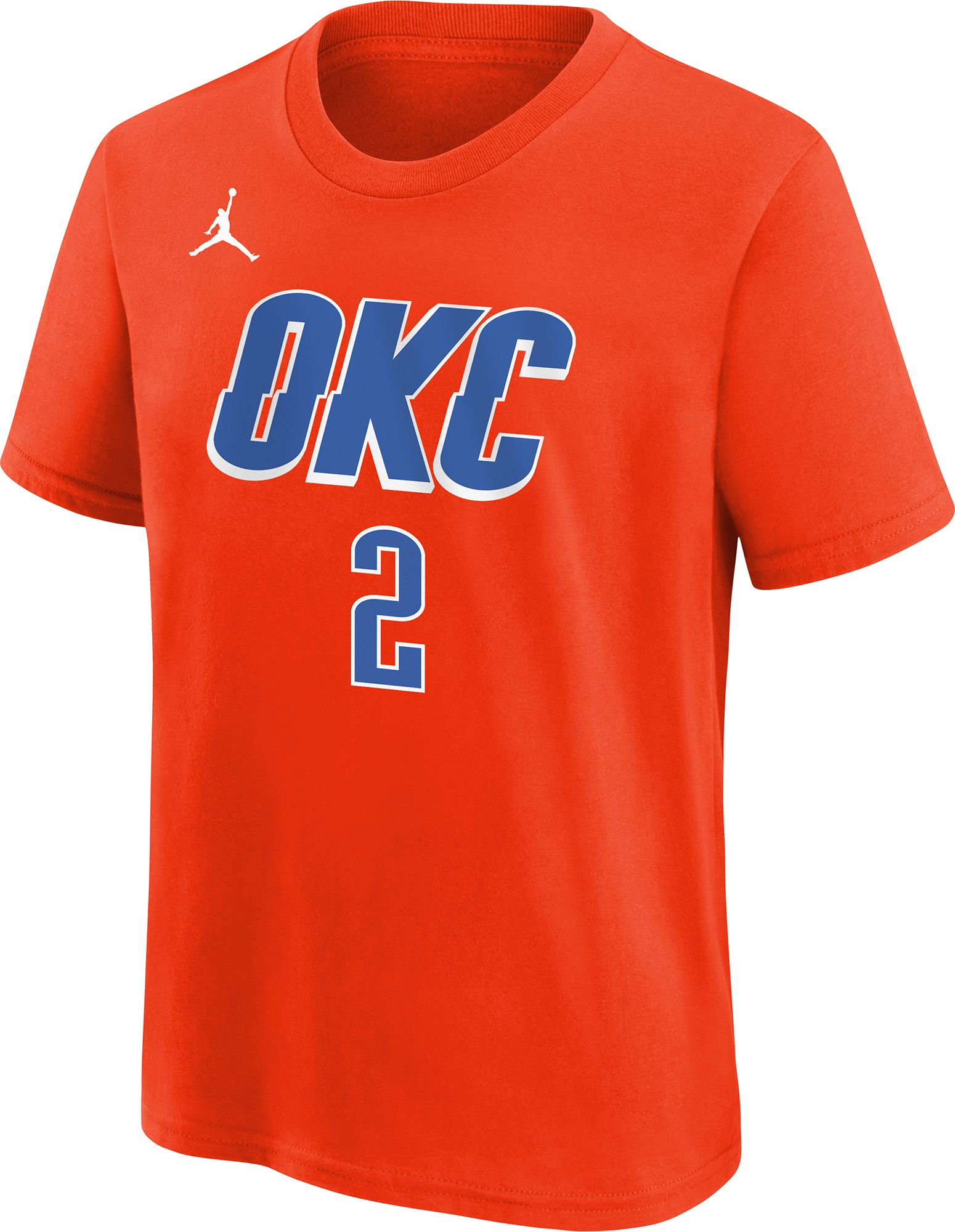 Orange okc thunder t on sale shirt