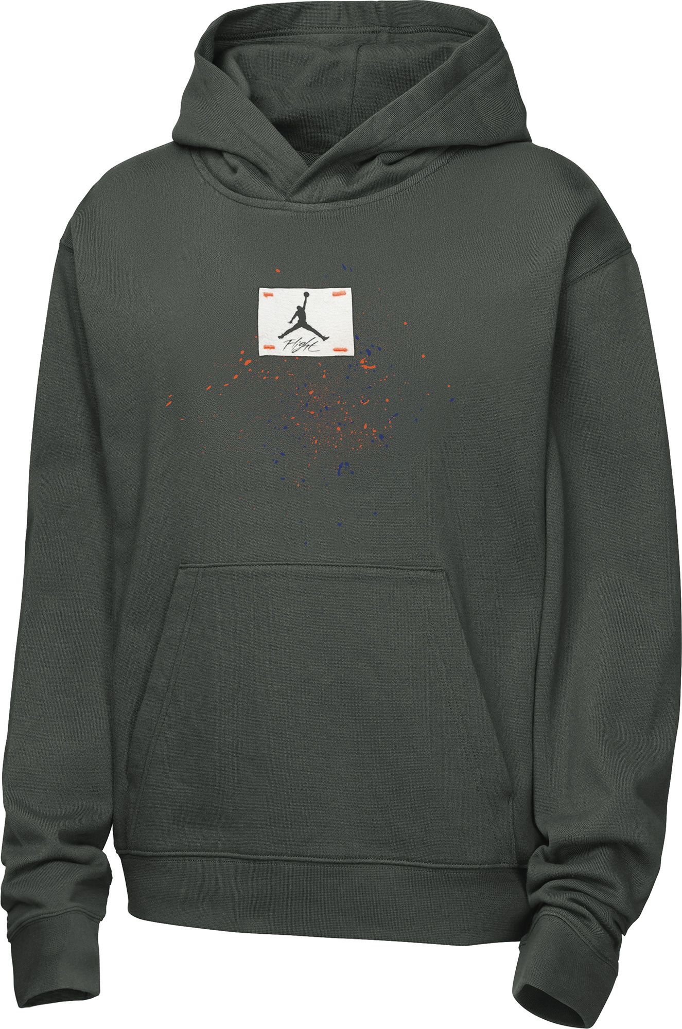 Jordan Youth New York Knicks Gray Statement Flight Hoodie product image