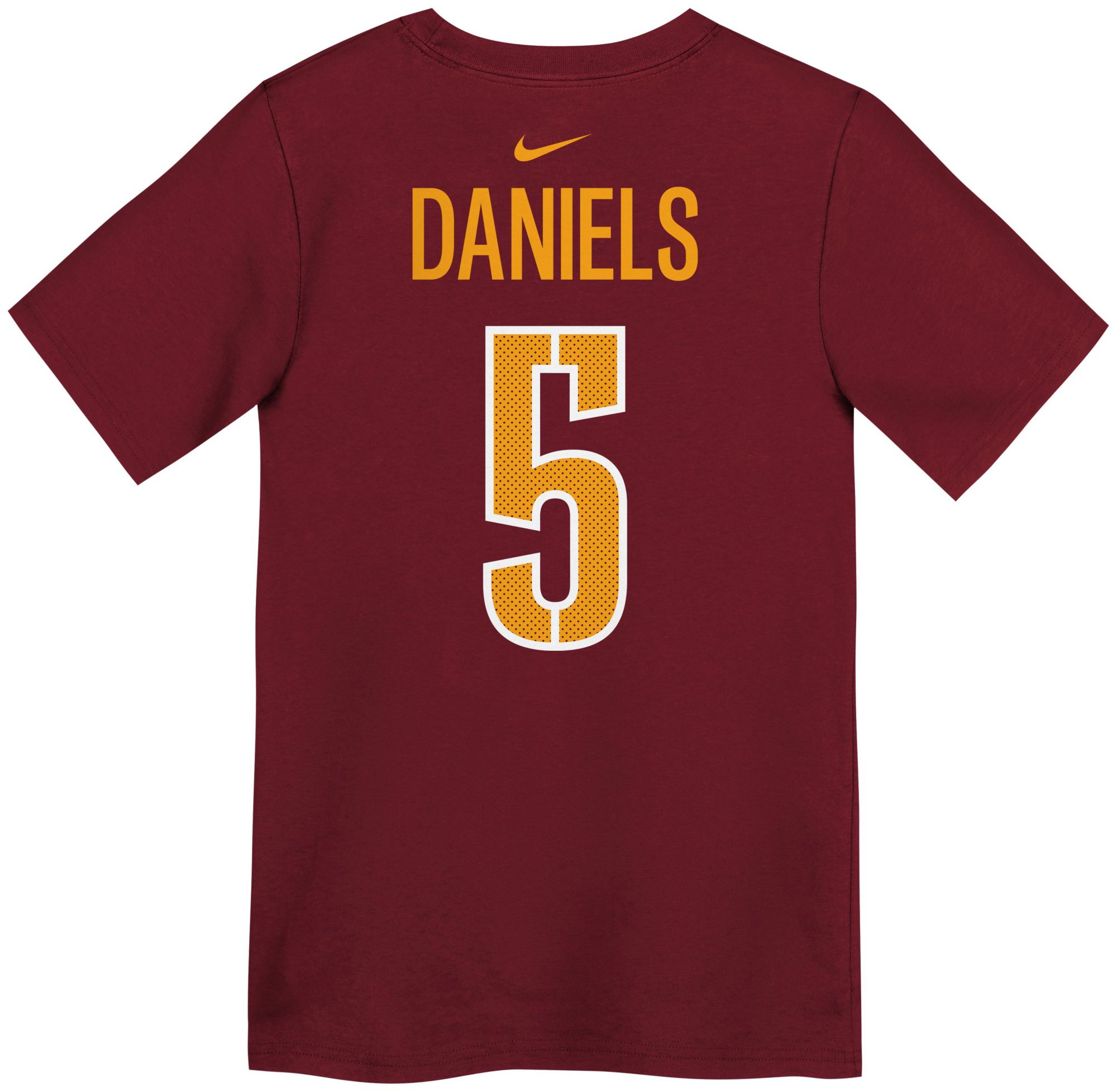 Nike Little Kids' Washington Commanders Red Jayden Daniels #5 T-Shirt product image