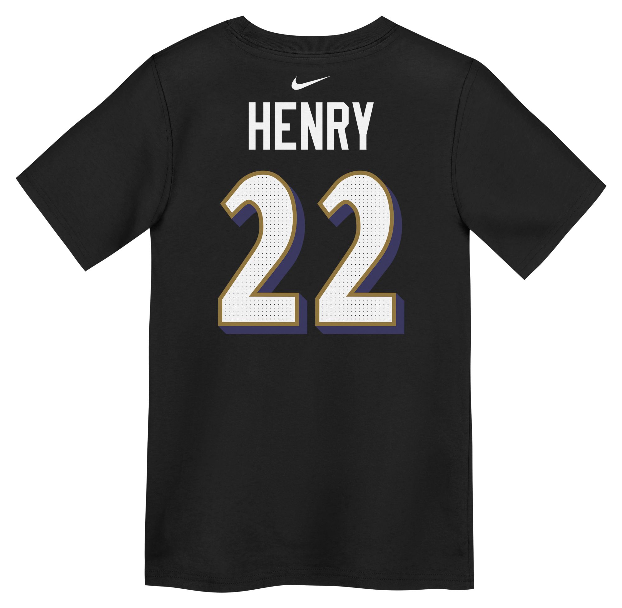Nike Boys' Baltimore Ravens Derrick Henry #22 Black T-Shirt product image