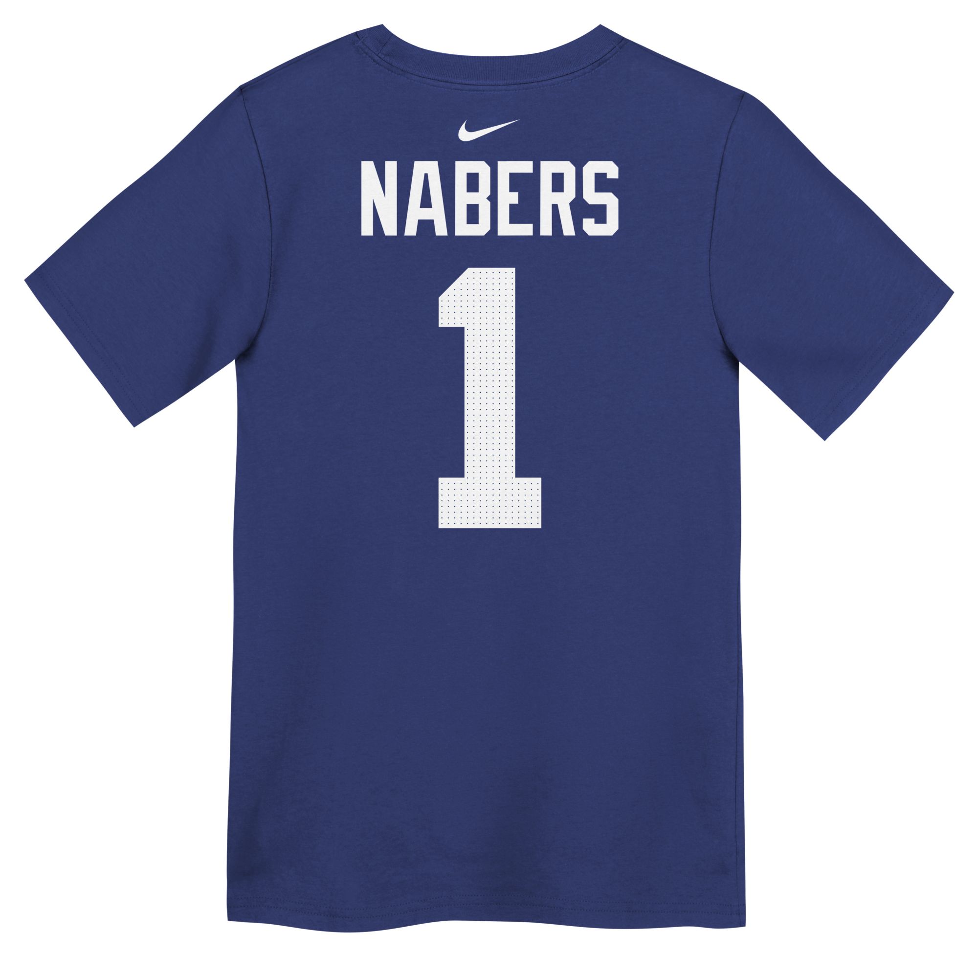 Nike Boys' New York Giants Malik Nabers #1 Rush Blue T-Shirt product image