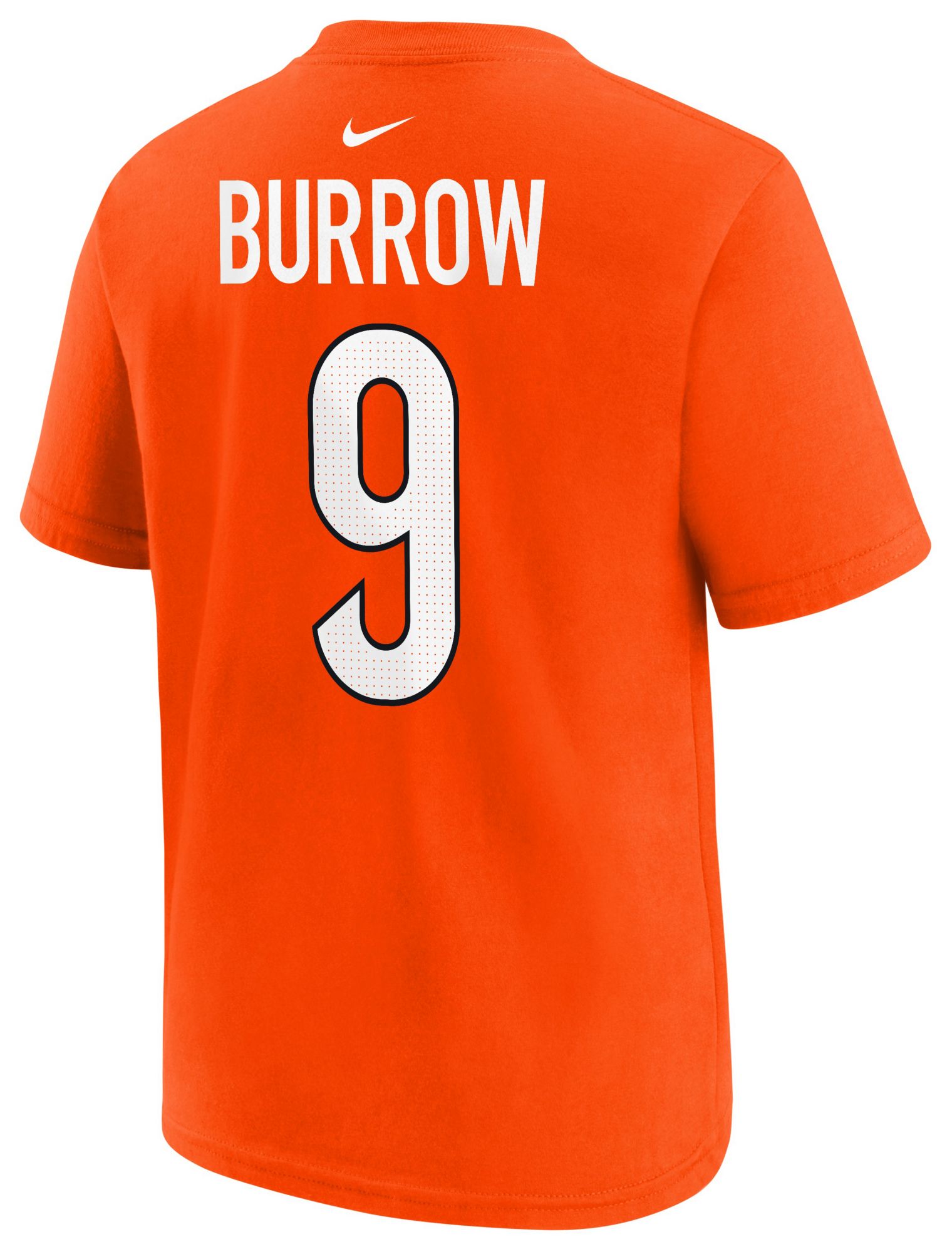 Nike Boys' Cincinnati Bengals Joe Burrow #9 University Orange T-Shirt product image