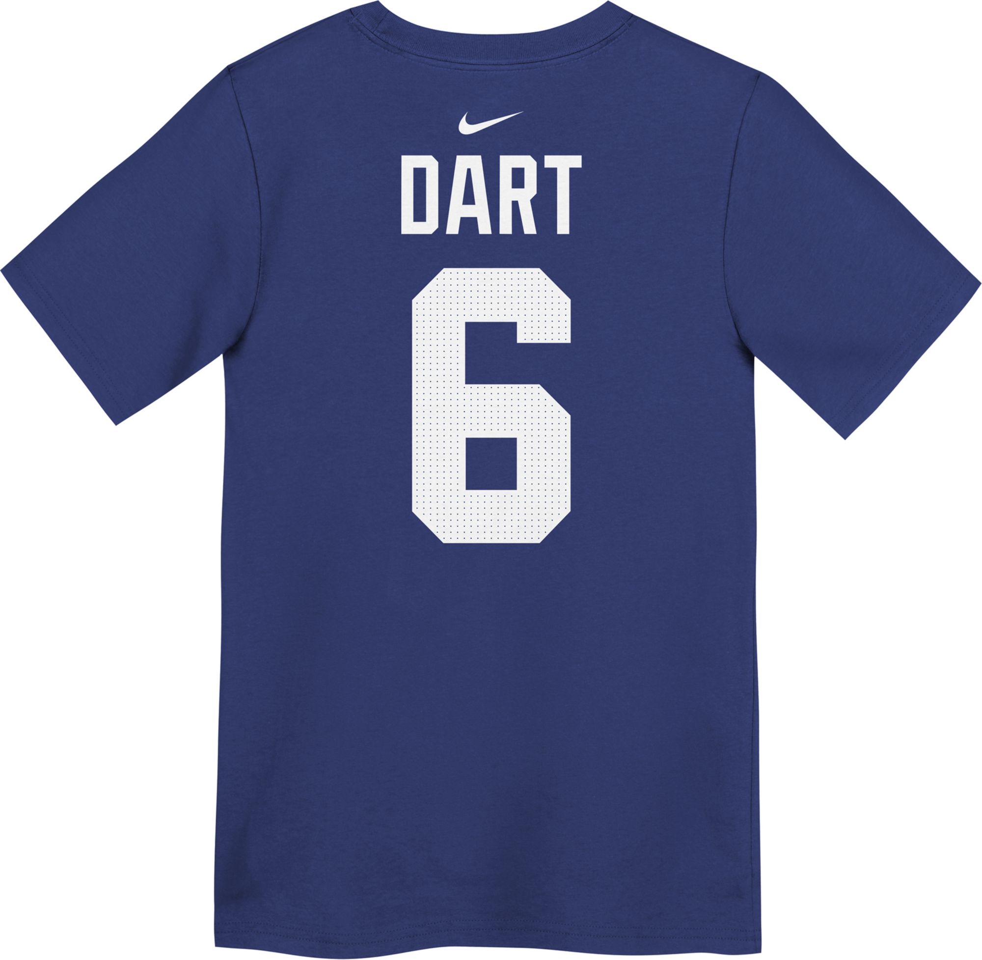 Nike Boys' New York Giants Jaxson Dart #6 Rush Blue T-Shirt product image