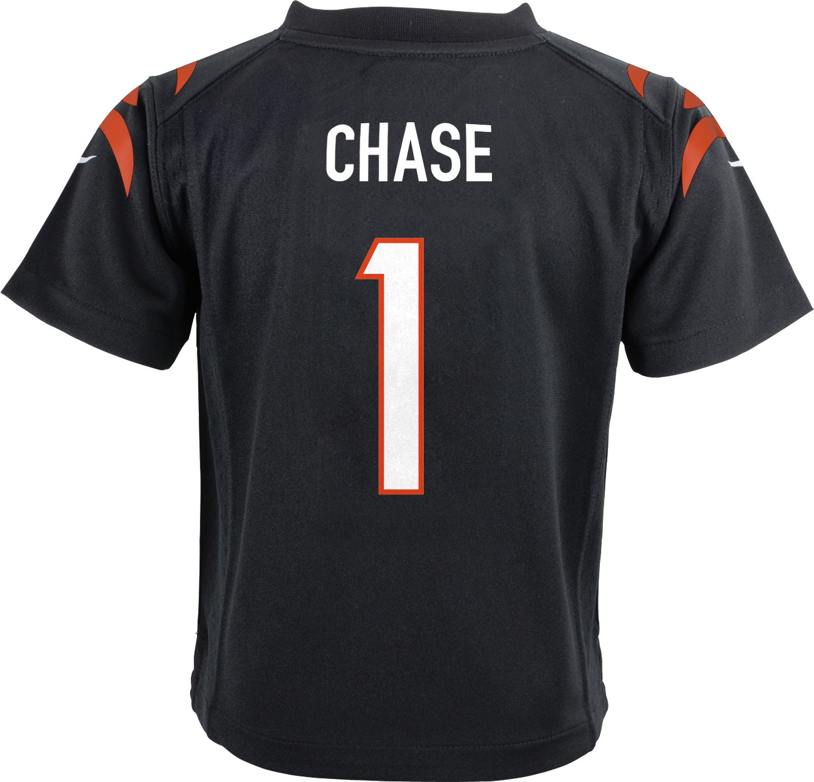 Nike Little Kids' Cincinnati Bengals Ja'Marr Chase #1 Black Game Jersey product image