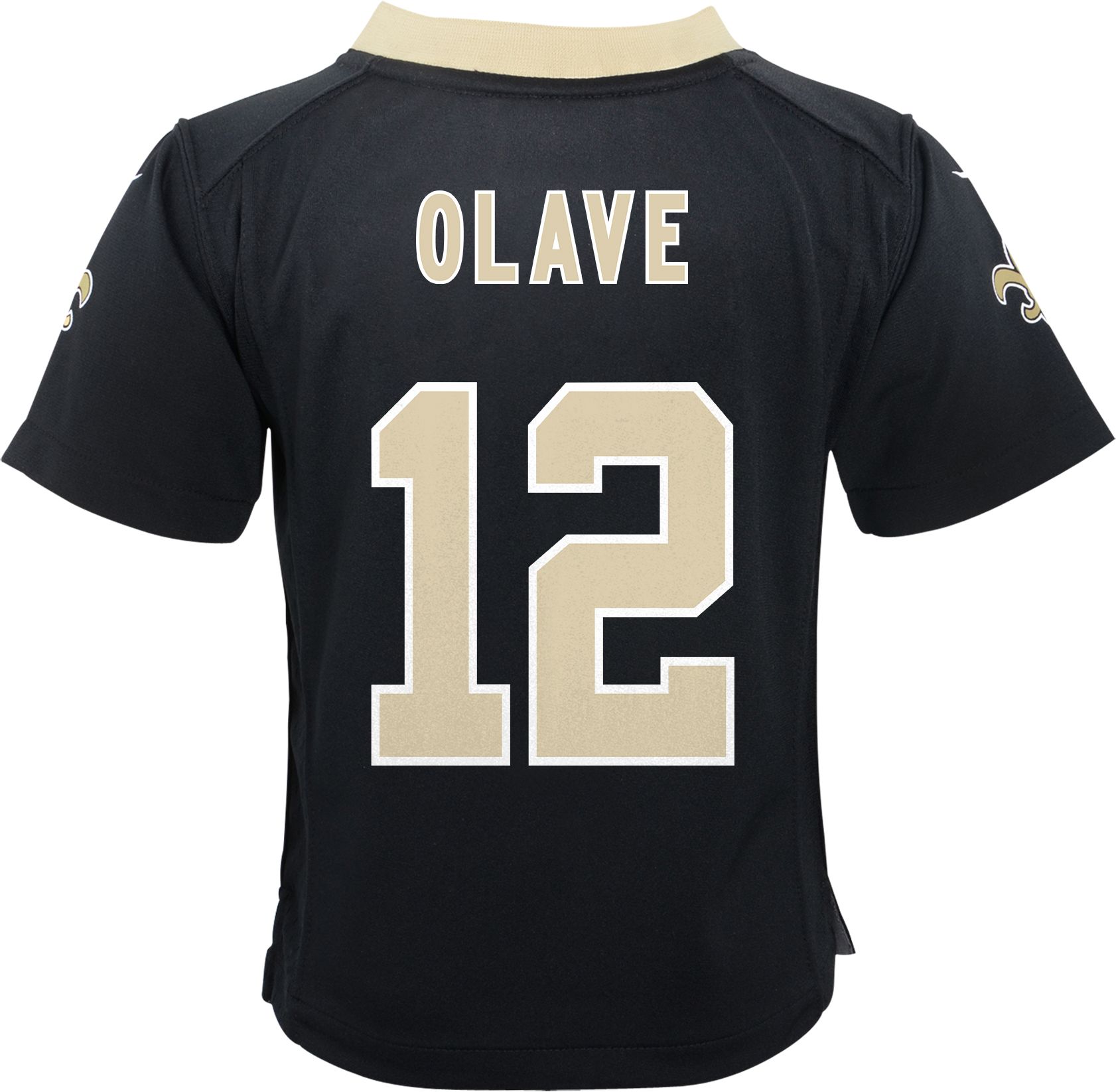 Nike Little Kids' New Orleans Saints Chris Olave #12 Black Game