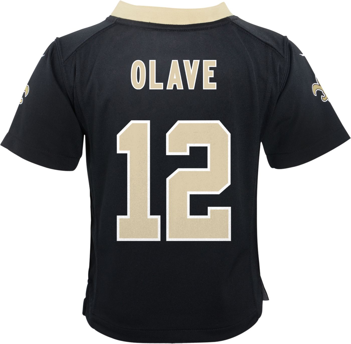 Nike Little Kids New Orleans Saints Chris Olave 12 Black Game Jersey Dick s Sporting Goods