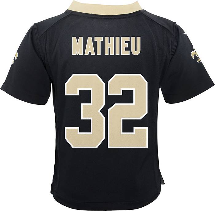 Nike Little Kids' New Orleans Saints Tyrann Mathieu #32 Black Game Jersey