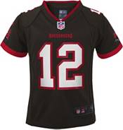 Nike Little Kid's Tampa Bay Buccaneers Tom Brady #12 Pewter Game Jersey product image