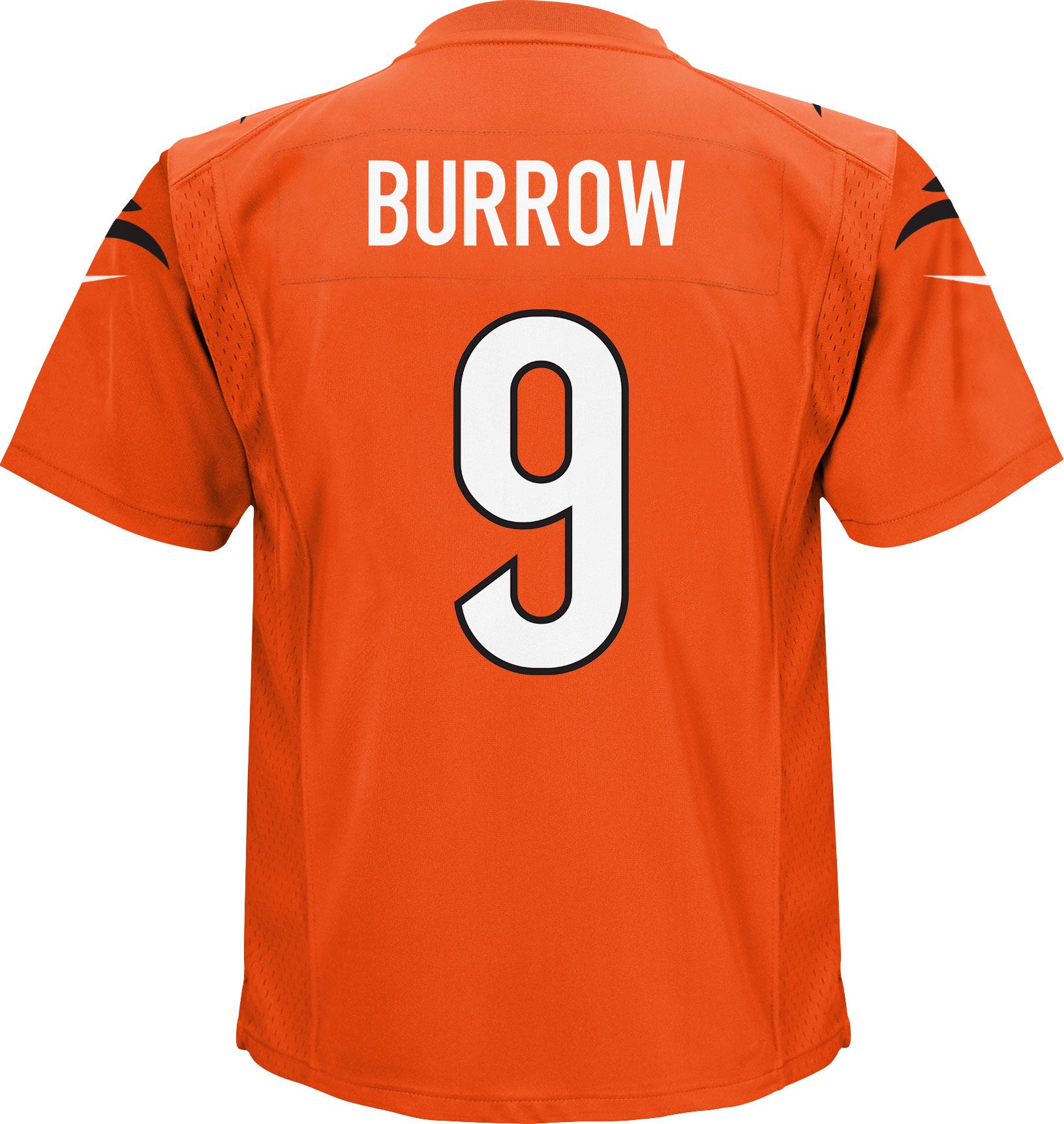 Nike Boys' Cincinnati Bengals Joe Burrow #9 Orange Game Alternate Jersey product image
