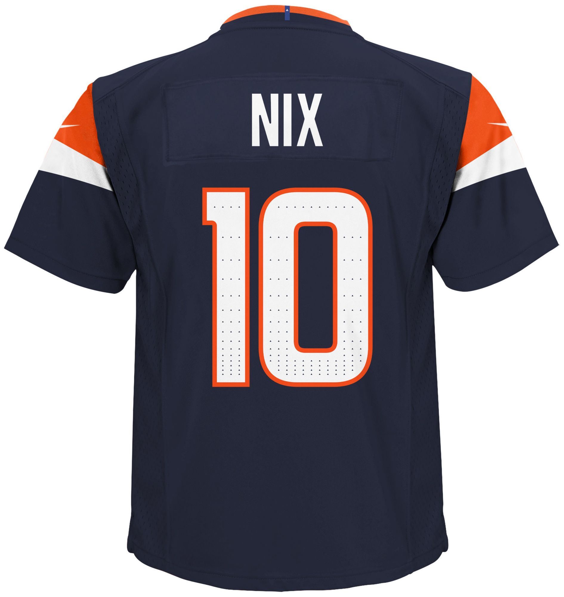 Nike Boys' Denver Broncos Bo Nix #10 Navy Game Alternate Jersey product image