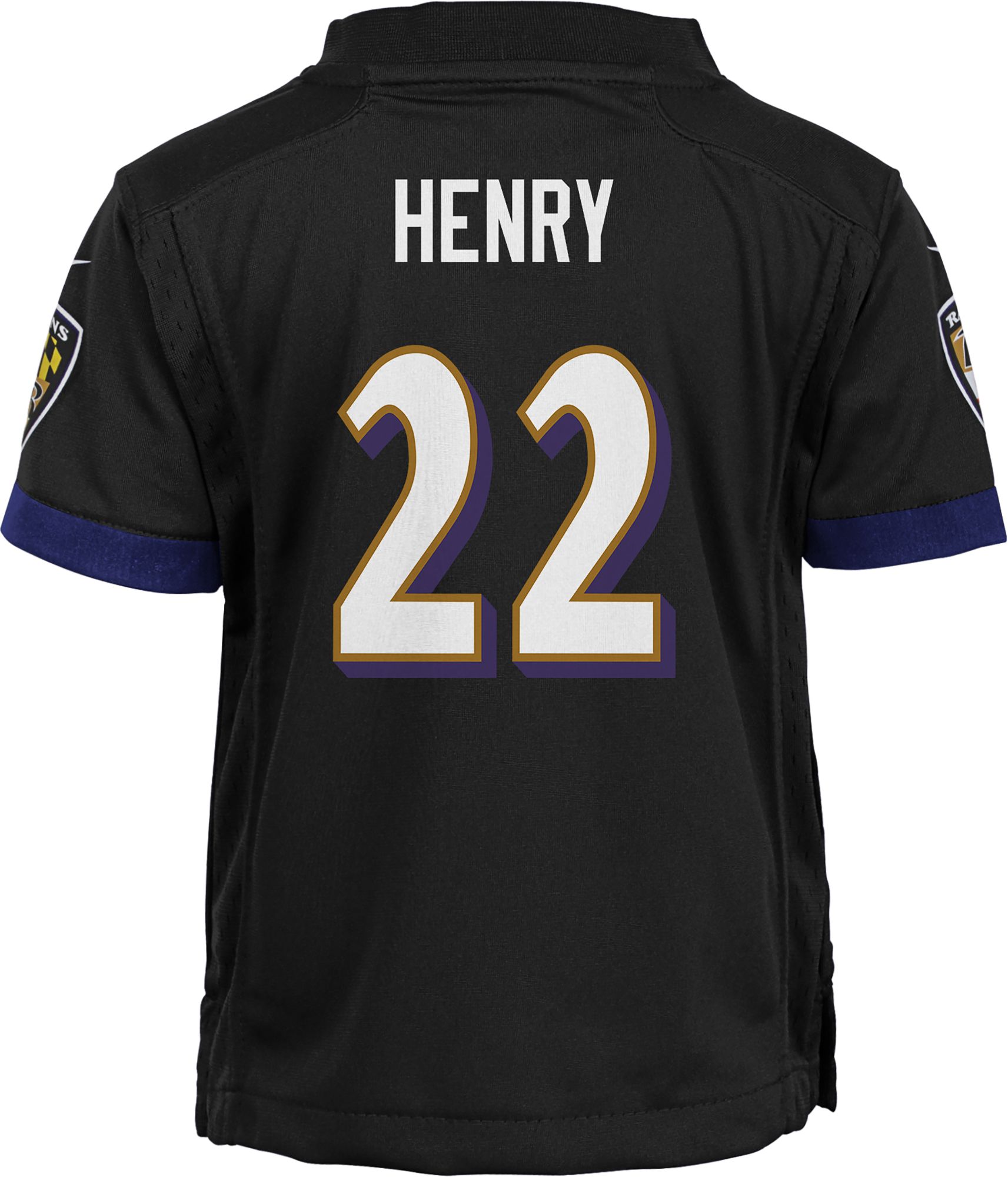 Nike Boys' Baltimore Ravens Derrick Henry #22 Black Alternate Game Jersey product image