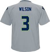 Nike Little Kid's Seattle Seahawks Russell Wilson #3 Grey Game Jersey product image