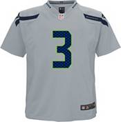 Nike Little Kid's Seattle Seahawks Russell Wilson #3 Grey Game Jersey product image