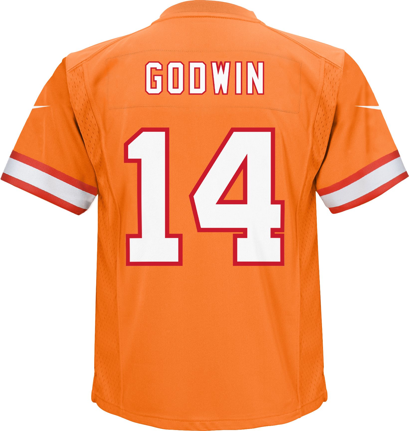 Nike Little Kids' Tampa Bay Buccaneers Chris Godwin #14 Alternate Orange Game Jersey