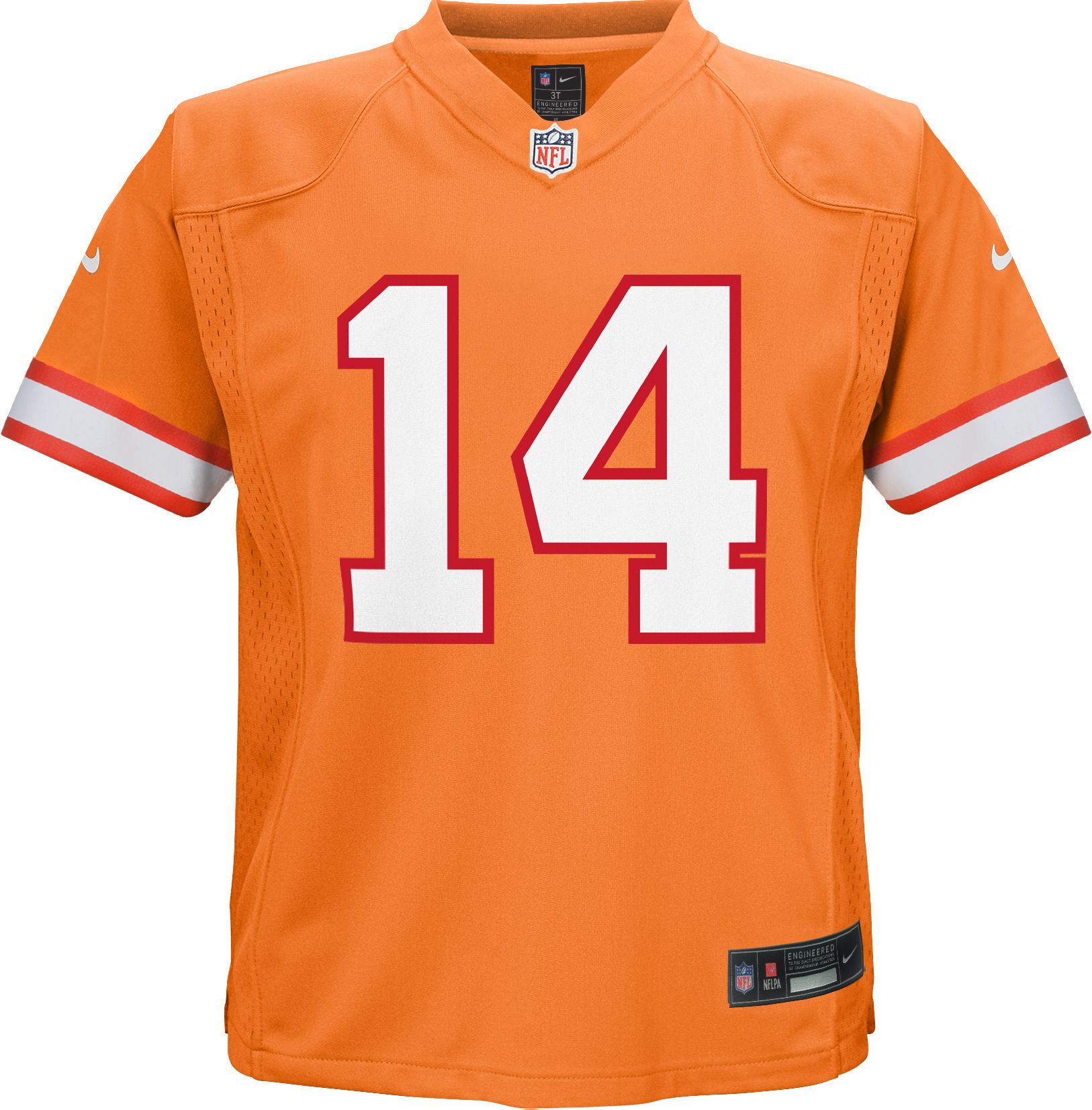 Nike Little Kids' Tampa Bay Buccaneers Chris Godwin #14 Alternate Orange Game Jersey