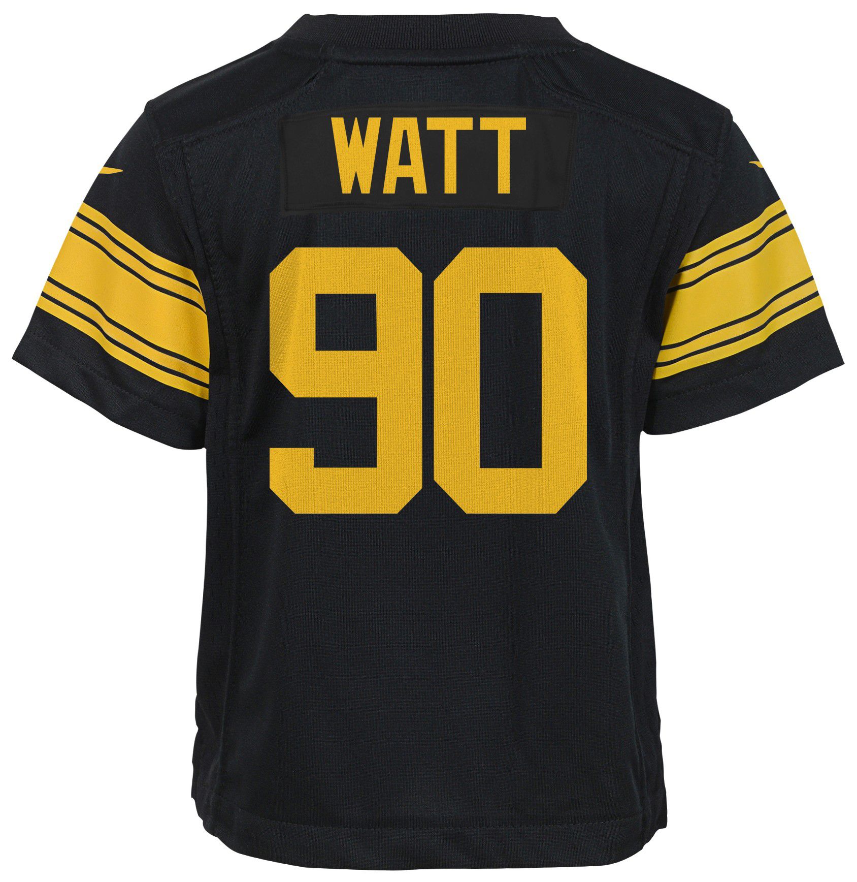 Nike Boys' Pittsburgh Steelers T.J. Watt #90 Black 4-7 Game Alternate Jersey product image
