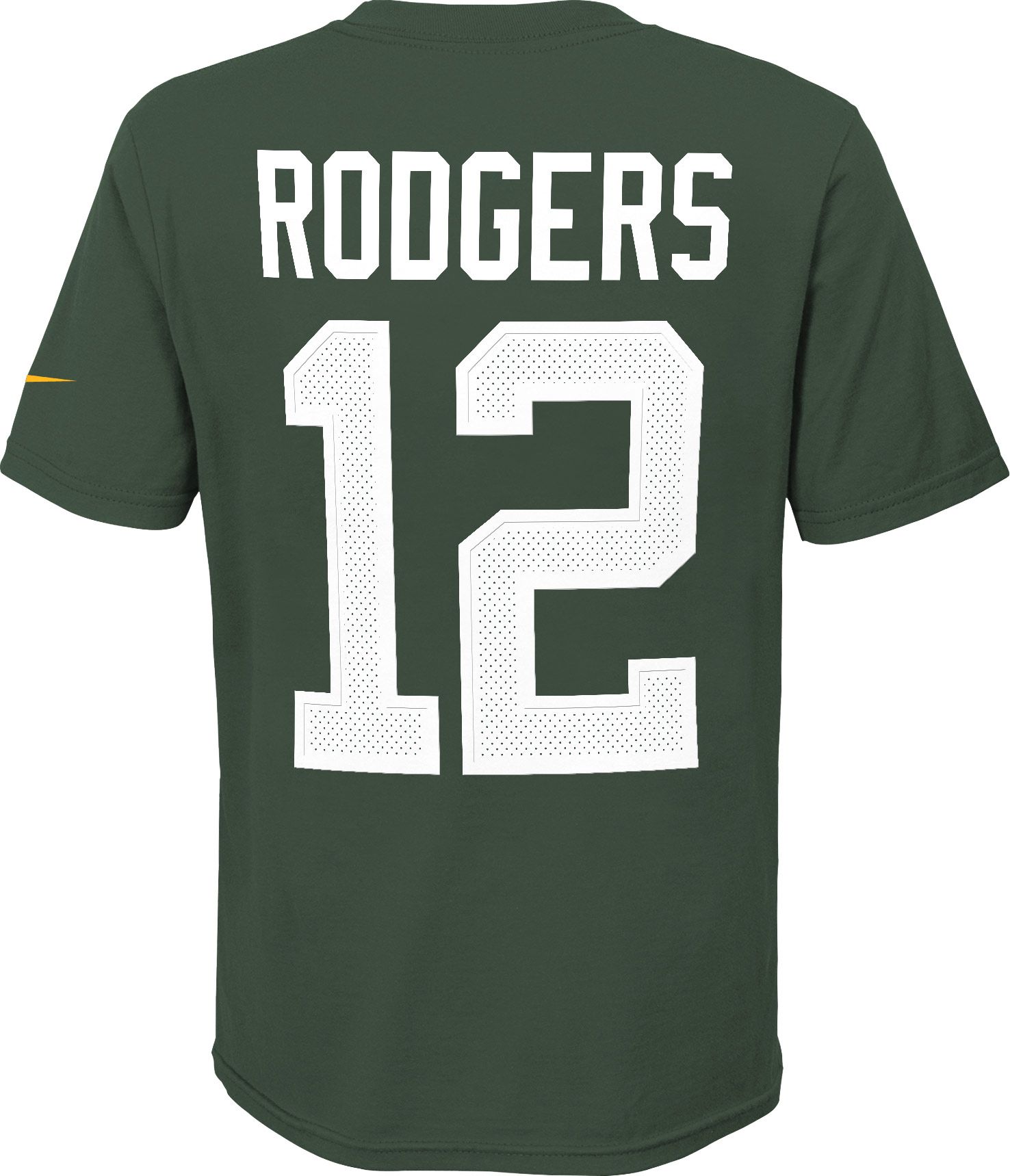 Nike Youth Green Bay Packers Aaron Rodgers #12 Pride Green Player T-Shirt product image