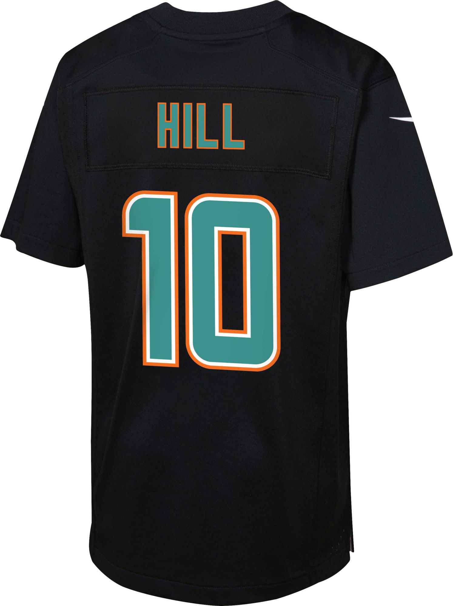 Nike Youth Miami Dolphins Tyreek Hill #10 Black Game Jersey