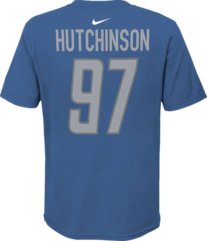 Aidan Hutchinson Shirt  Detroit Football Men's Cotton T-Shirt