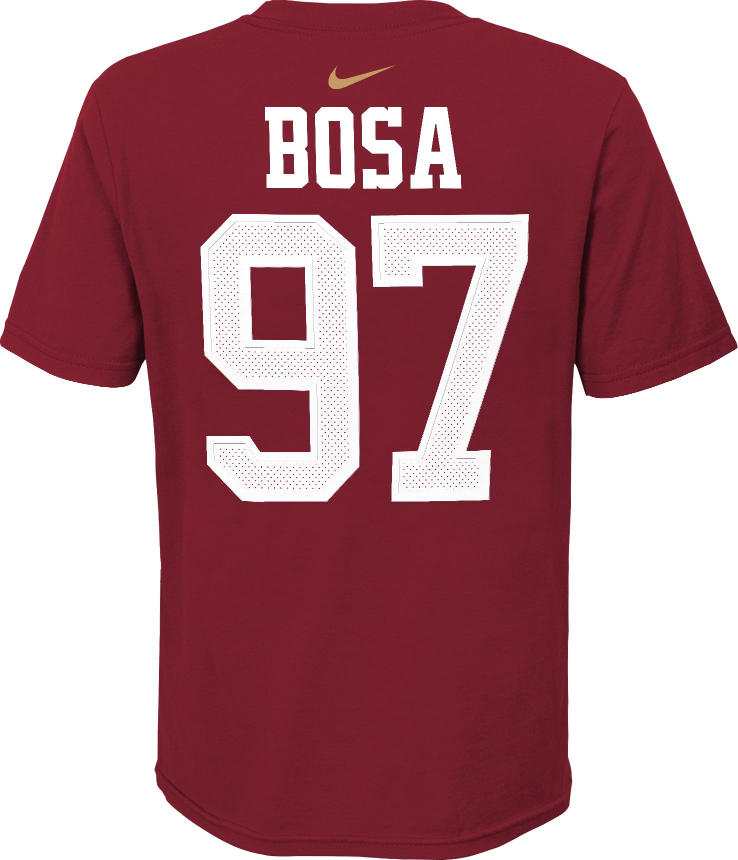 NFL Team Apparel Youth San Francisco 49Ers Nick Bosa #85 Red Player T-Shirt product image