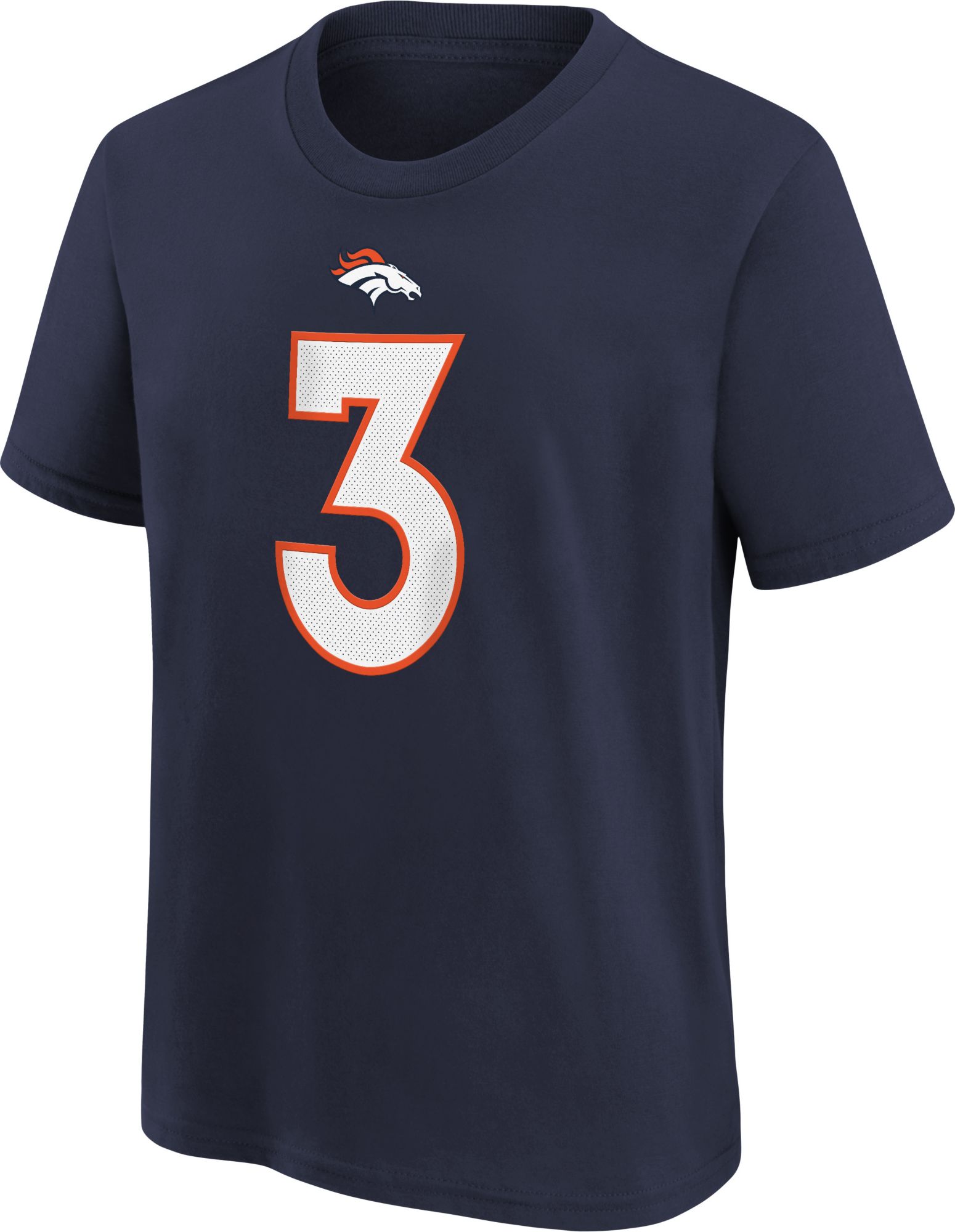 Nike Youth Denver Broncos Russell Wilson #3 Navy T-Shirt product image