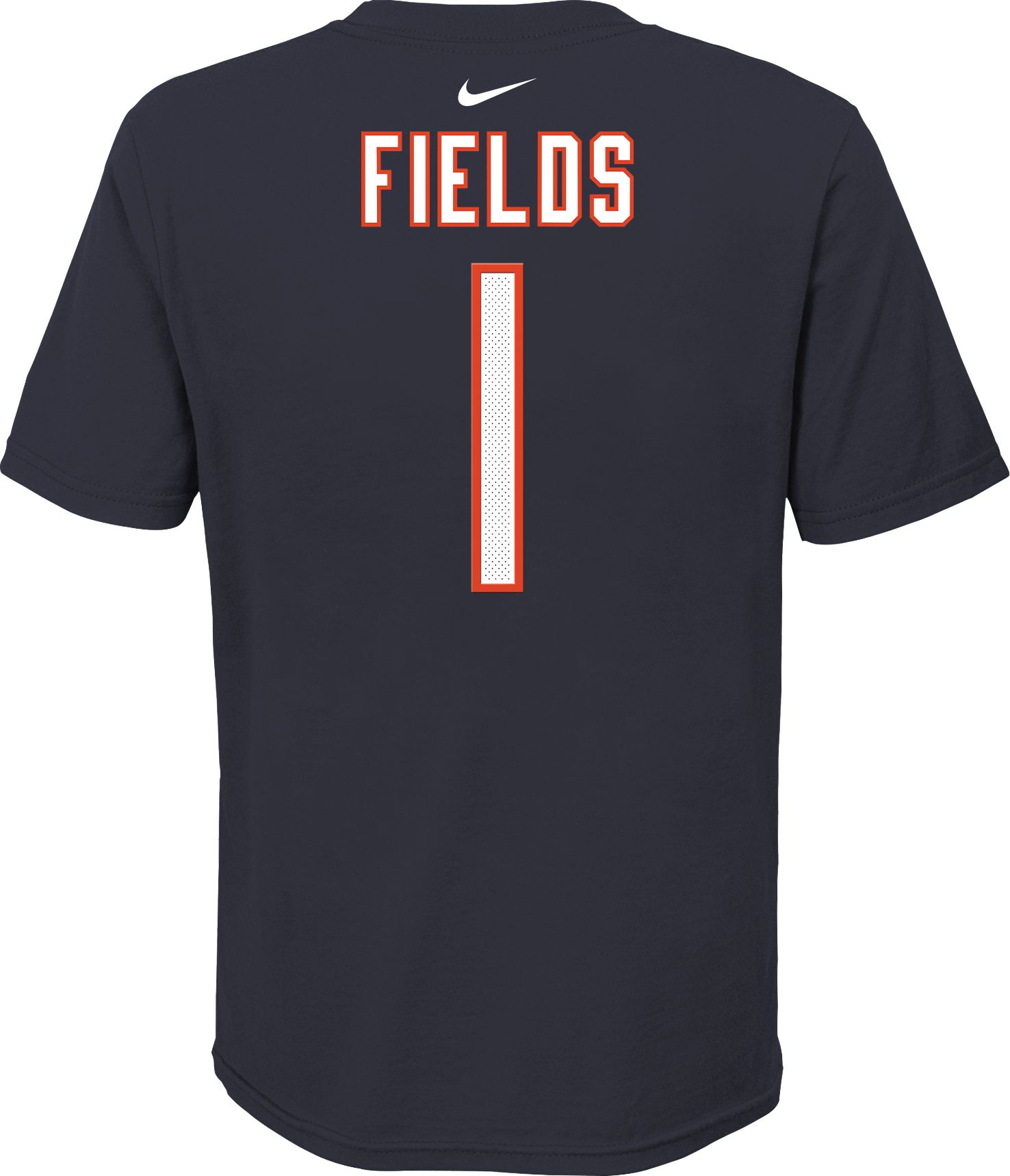 Nike Youth Chicago Bears Justin Fields #1 Navy T-Shirt product image