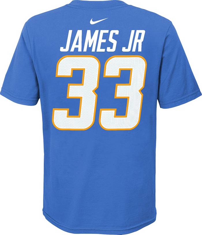 Los Angeles Chargers Derwin James Nike NFL Apparel Kids Youth Size T-Shirt  New