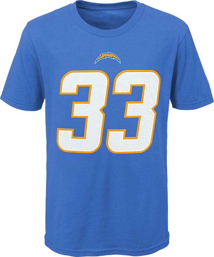 NFL Los Angeles Chargers Boys' Short Sleeve Cotton T-Shirt - XS