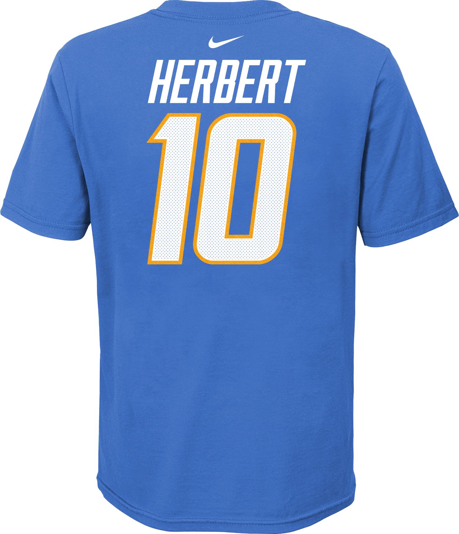 Nike Youth Los Angeles Chargers Justin Herbert #10 Blue T-Shirt product image