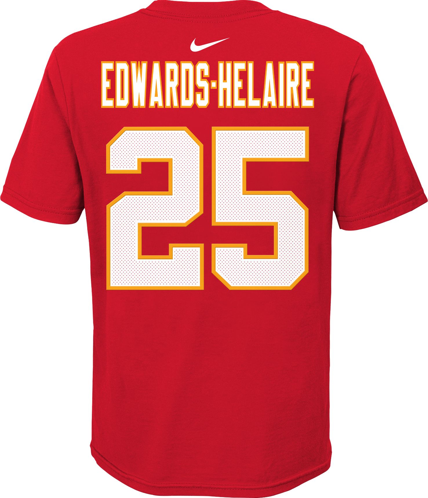 Nike Kansas City Chiefs No25 Clyde Edwards-Helaire Camo Youth Stitched NFL Limited 2018 Salute To Service Jersey