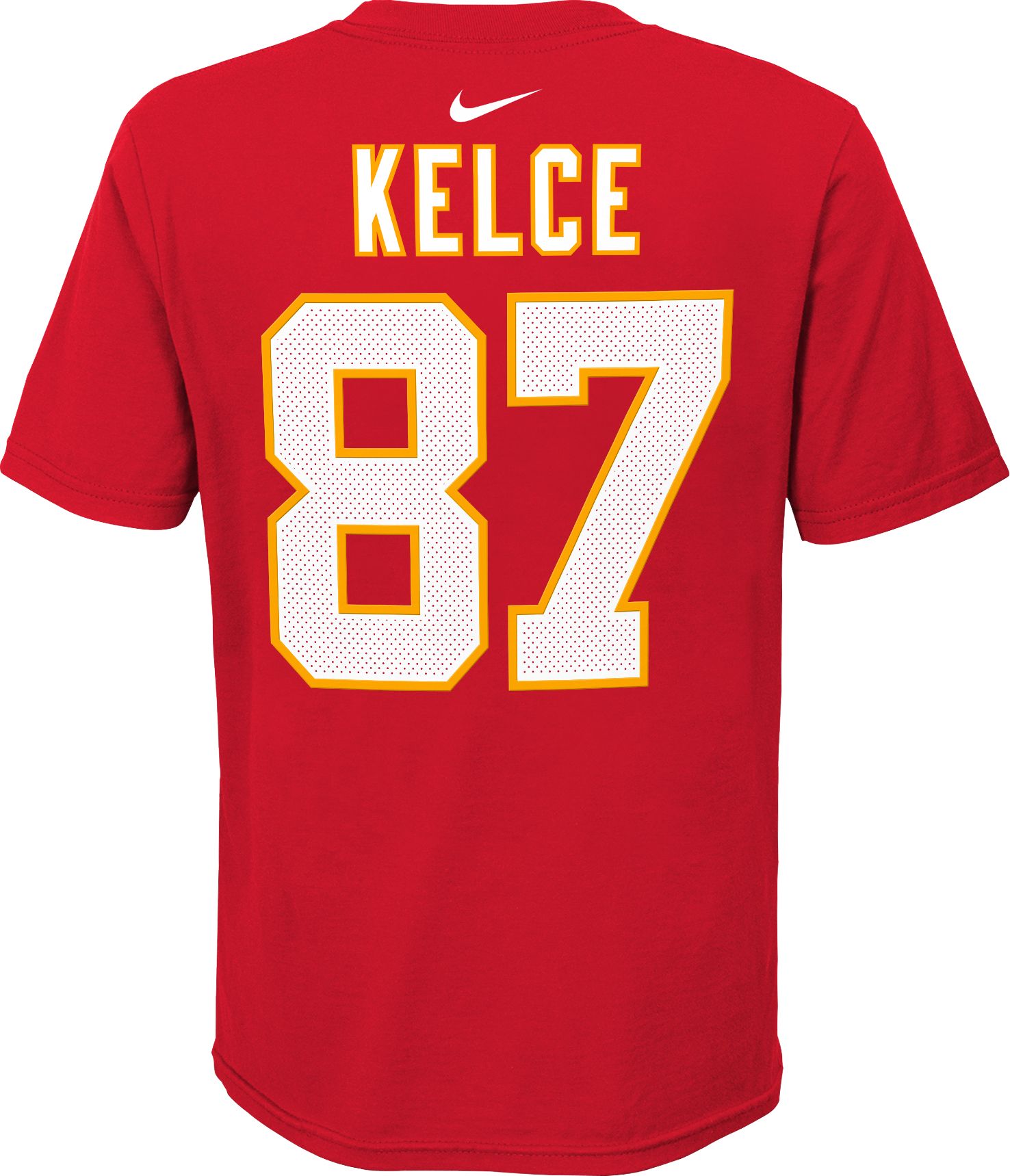 NFL Team Apparel Youth Kansas City Chiefs Travis Kelce #85 Red Player T-Shirt product image