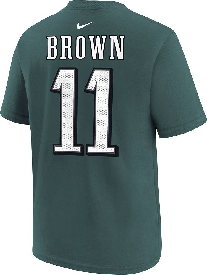 Nike Youth Philadelphia Eagles A.J. Brown #11 Green T-Shirt