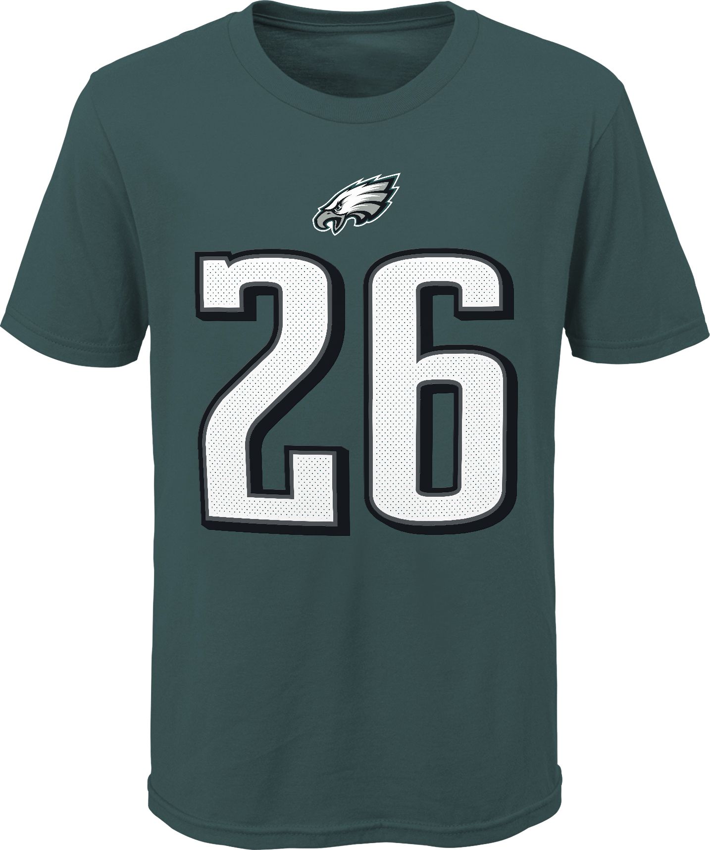 NFL Team Apparel Youth Philadelphia Eagles Miles Sanders #85 Green Player T-Shirt product image