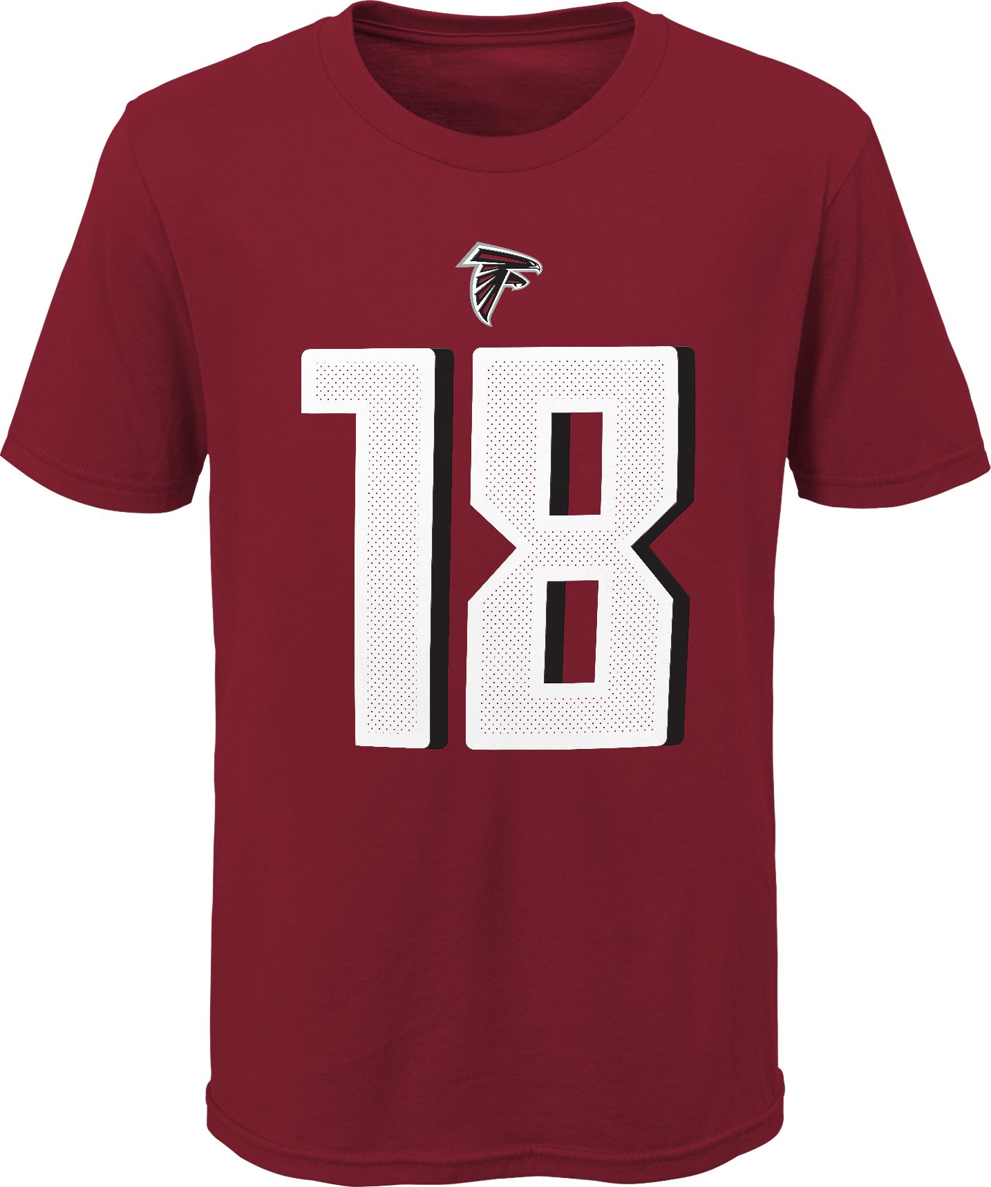 NFL Team Apparel Youth Atlanta Falcons Calvin Ridley #85 Red Player T-Shirt product image