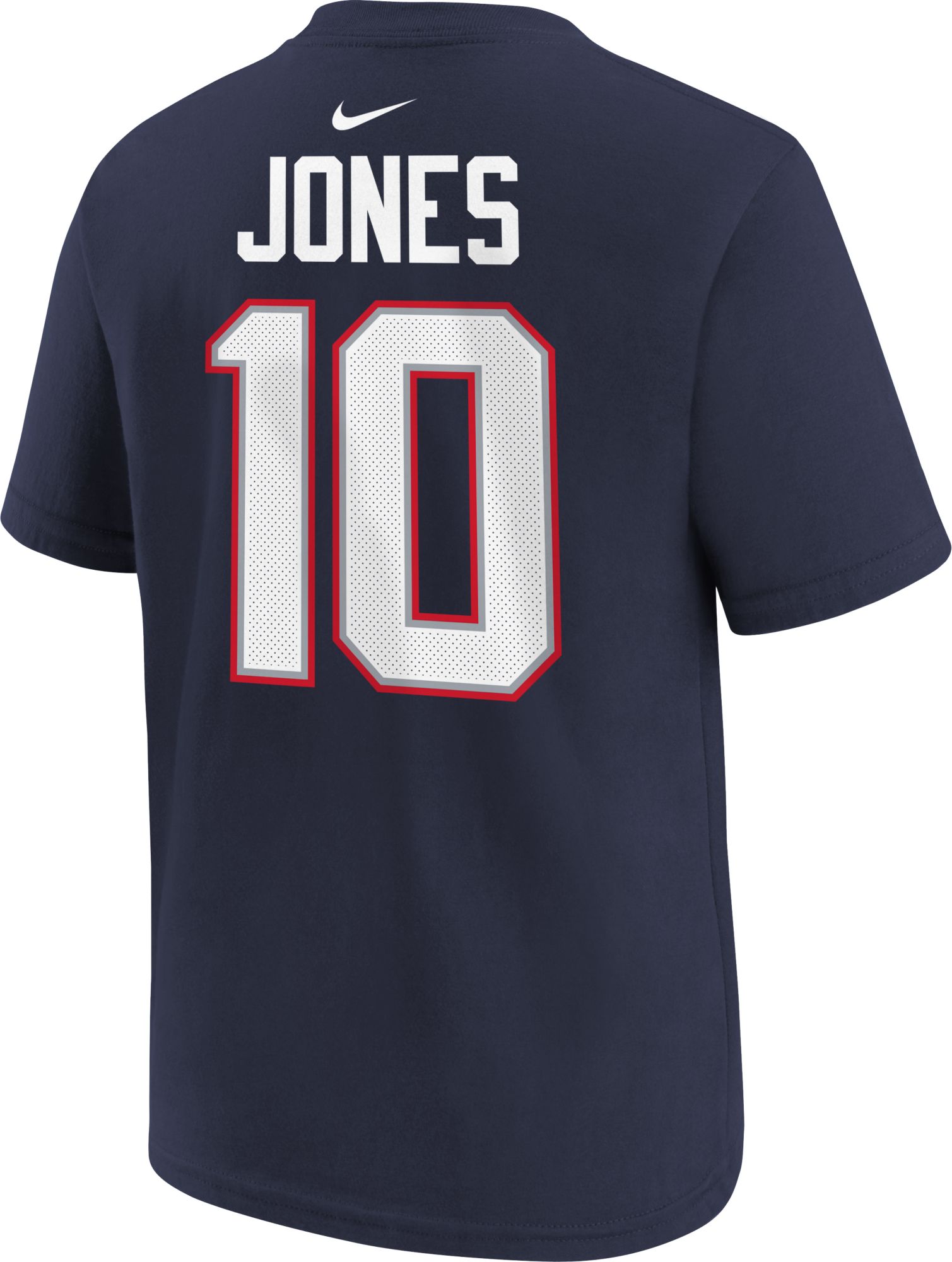 Nike Youth New England Patriots Mac Jones #10 Navy T-Shirt product image