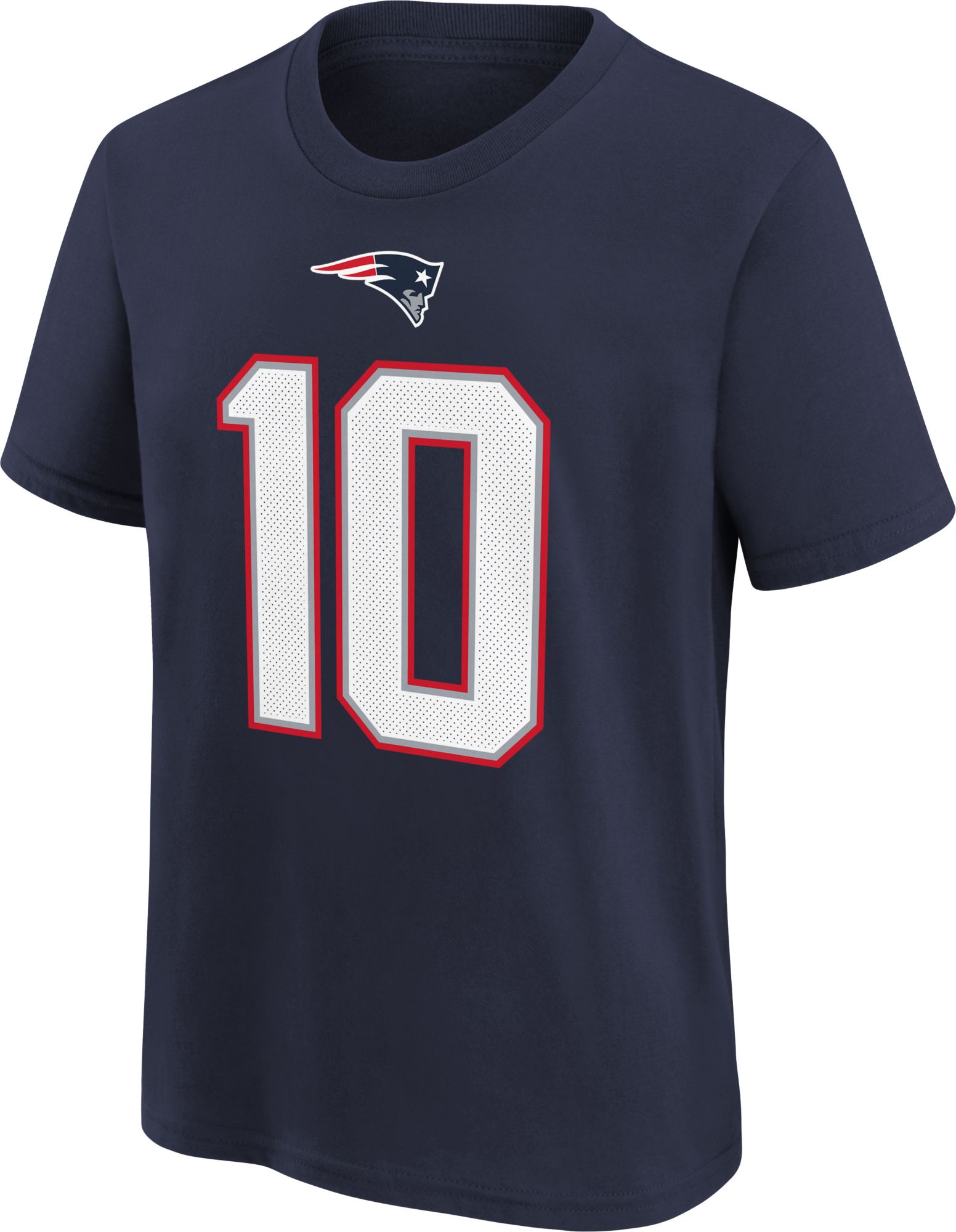 Nike Youth New England Patriots Mac Jones #10 Navy T-Shirt product image
