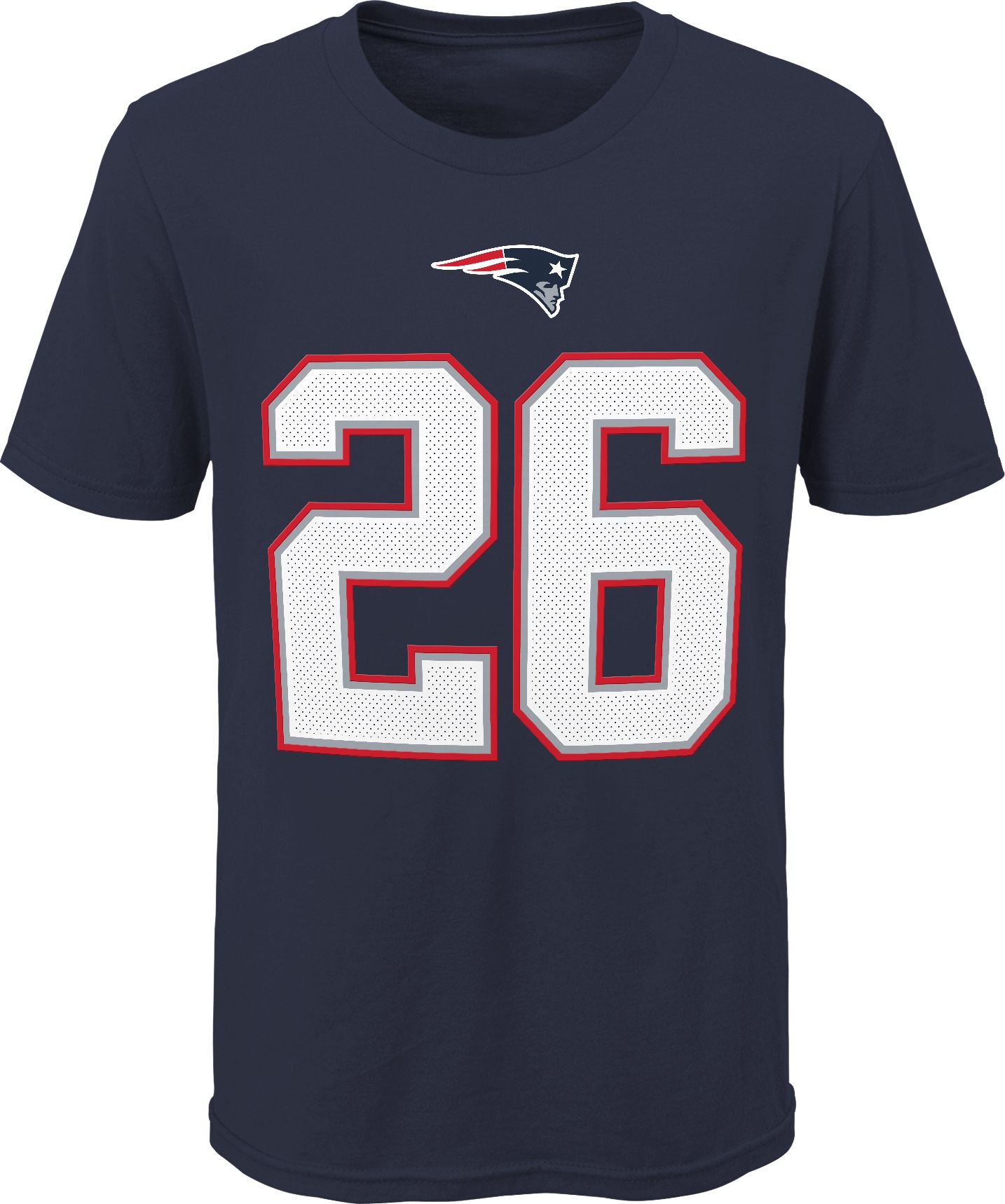 NFL Team Apparel Youth New England Patriots Sony Michel #85 Navy Player T-Shirt product image