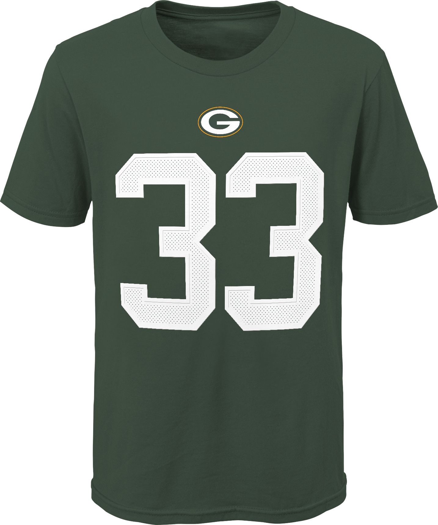 Nike Youth Green Bay Packers Aaron Jones #33 Green Player T-Shirt product image