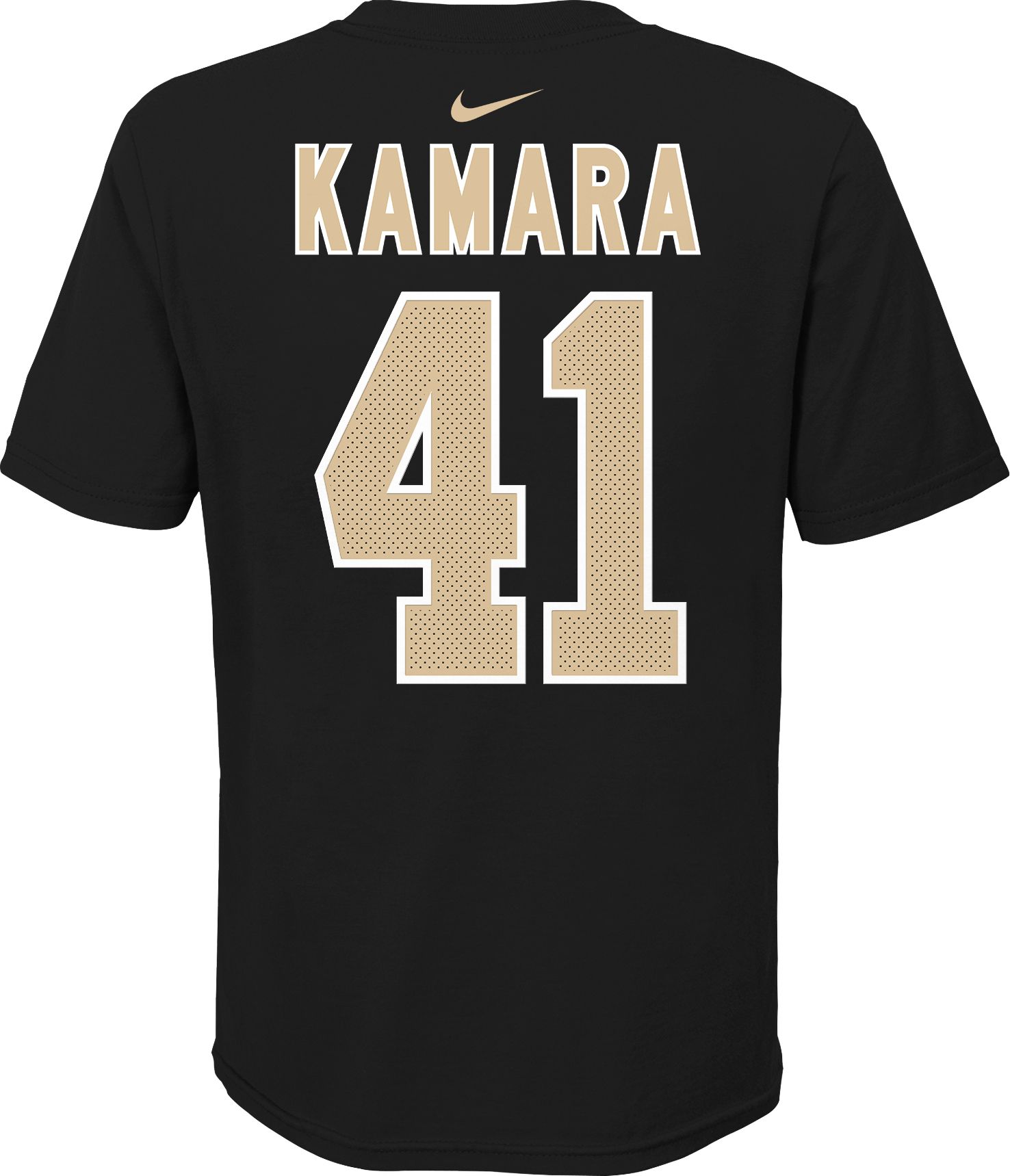 NFL Team Apparel Youth New Orleans Saints Alvin Kamara #85 Black Player T-Shirt product image