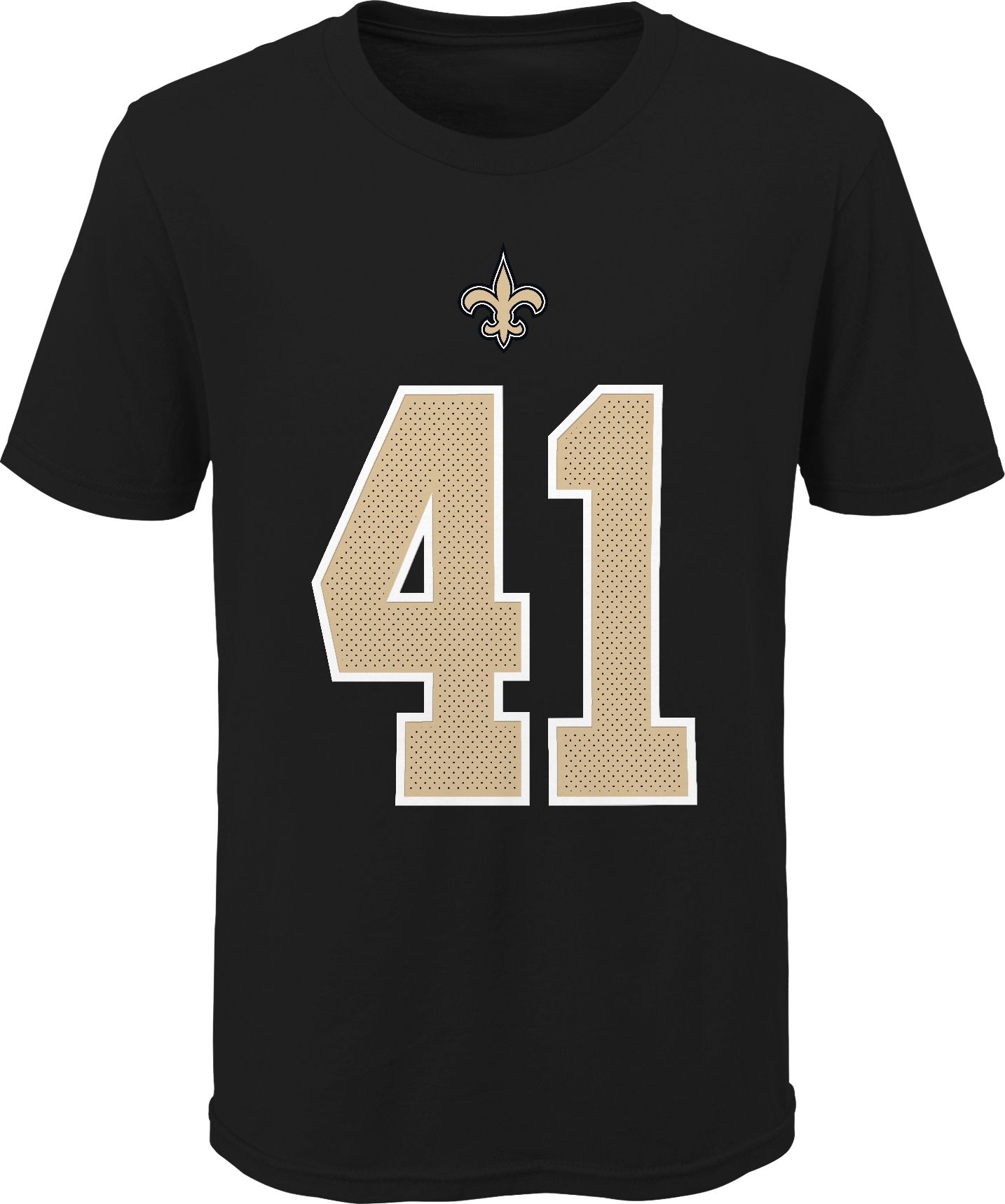 NFL Team Apparel Youth New Orleans Saints Alvin Kamara #85 Black Player T-Shirt product image