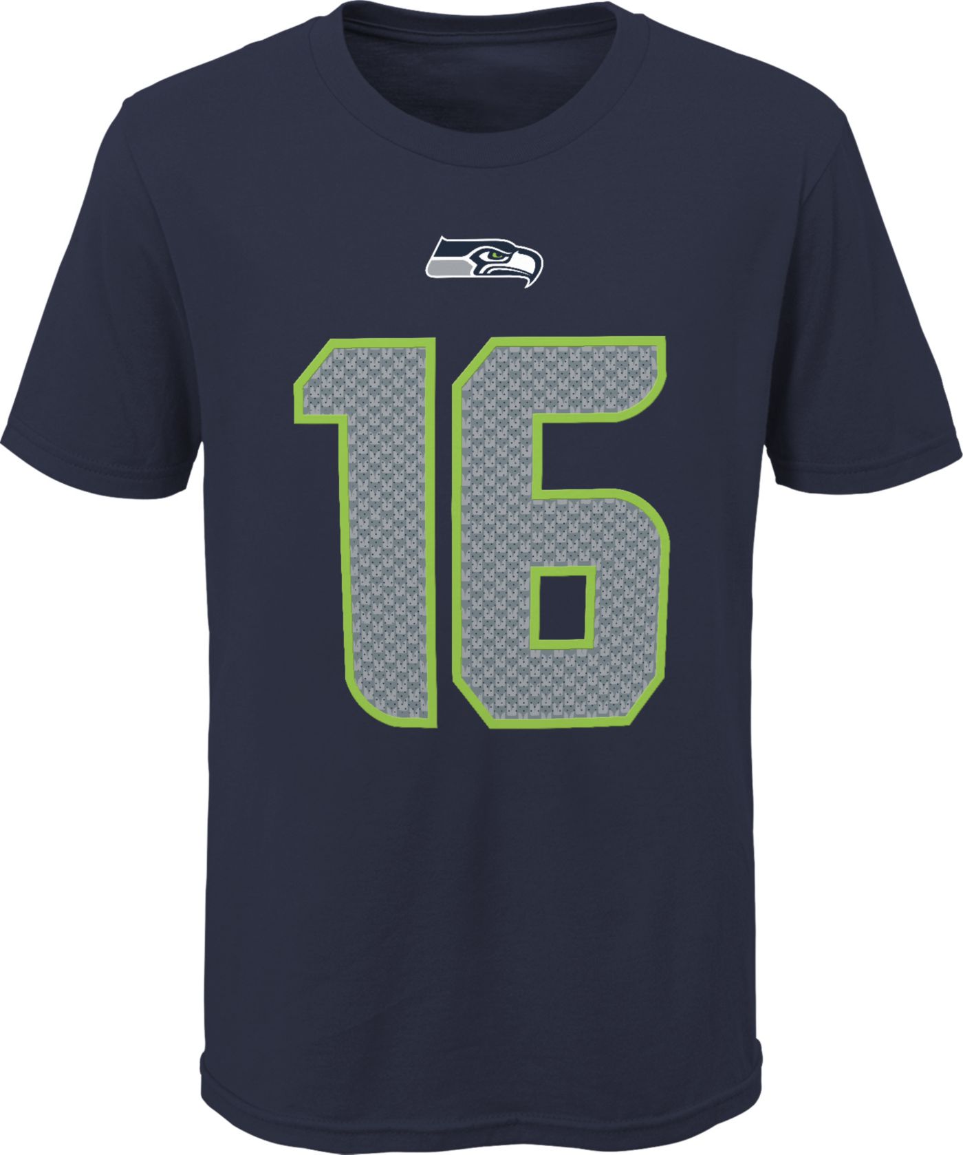 Nike Youth Seattle Seahawks Tyler Lockett 16 Navy Player T Shirt Dick s Sporting Goods
