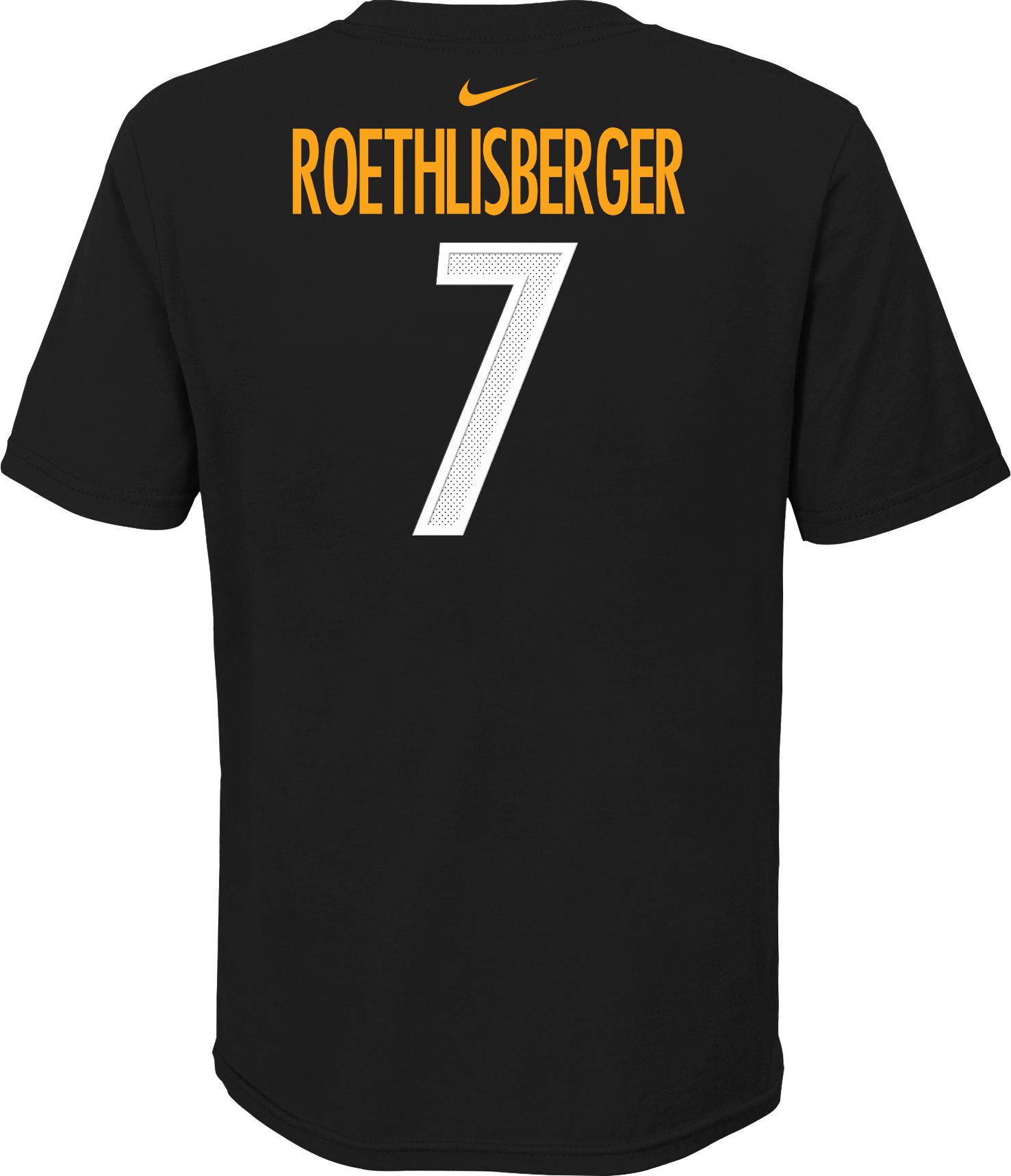 Nike Pittsburgh Steelers No7 Ben Roethlisberger Black Men's Stitched NFL Limited Rush 100th Season Jersey