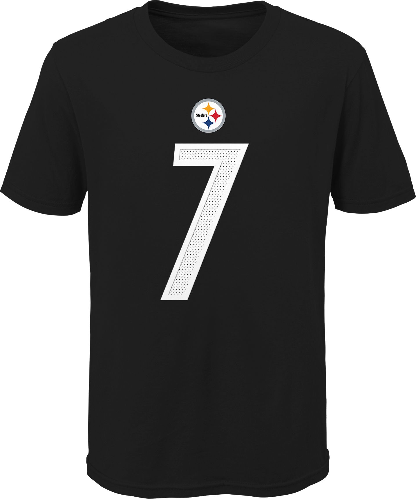 Nike Youth Pittsburgh Steelers Ben Roethlisberger #7 Black T-Shirt