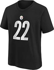 Youth Najee Harris Pittsburgh Steelers One Color T-Shirt - Ash