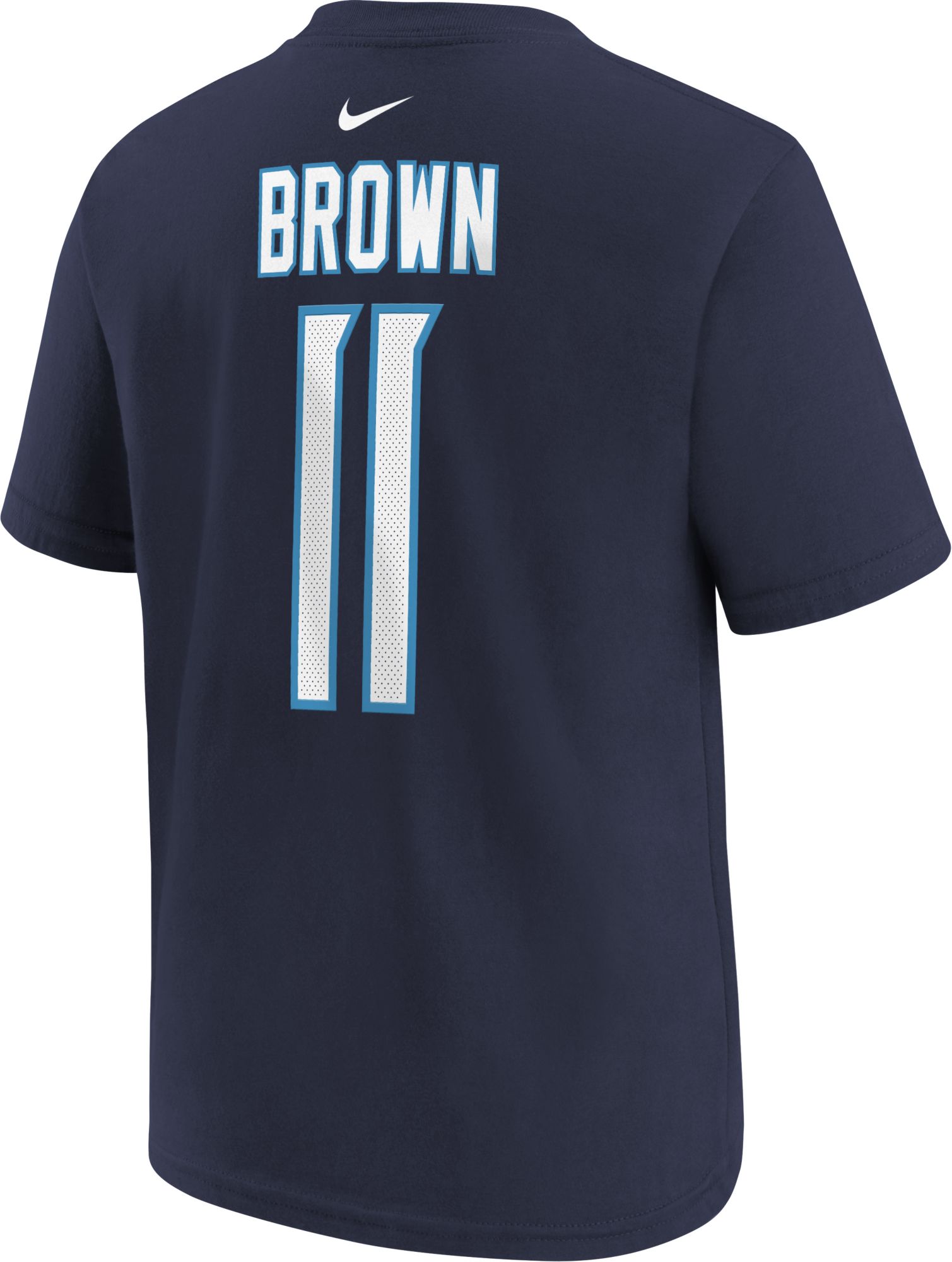 Nike Youth Tennessee Titans A.J. Brown #11 Navy T-Shirt product image