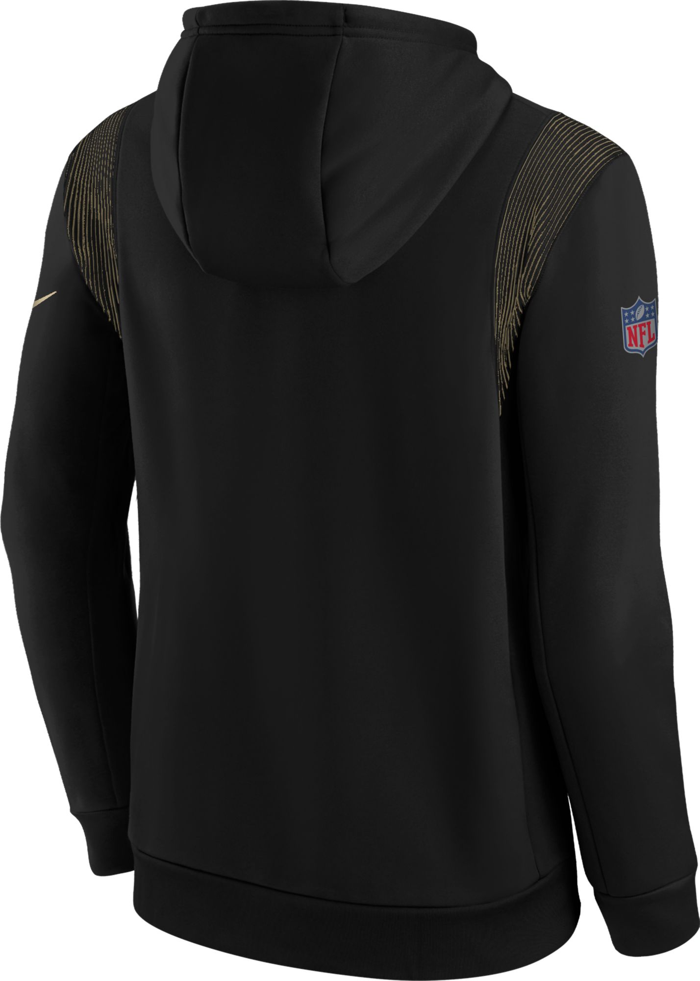 Nike Youth New Orleans Saints Black Therma Pullover Hoodie product image
