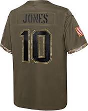 Nike Youth New England Patriots Mac Jones #10 Salute to Service Olive Limited Jersey product image
